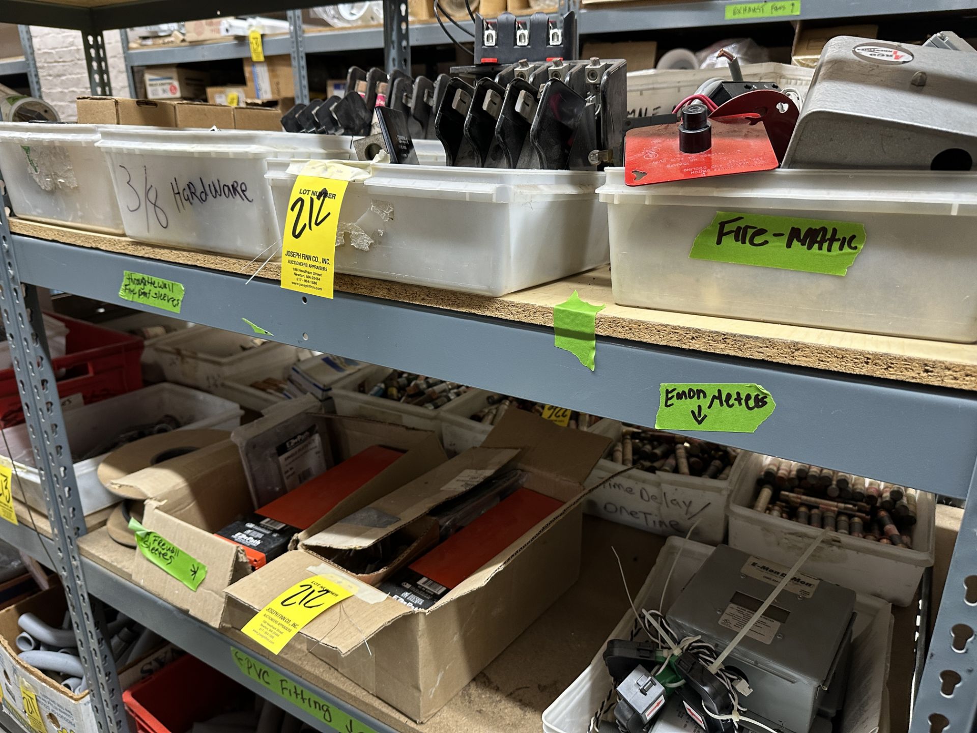 LOT Distribution Blocks, Firematic Fixtures, E-Mond Meters, Through Wall Fire Proof Sleaves