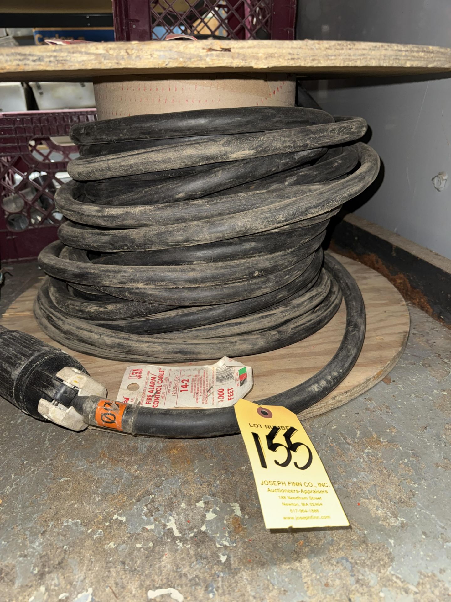 Cable w/ Reel for Remote Electrical Stations