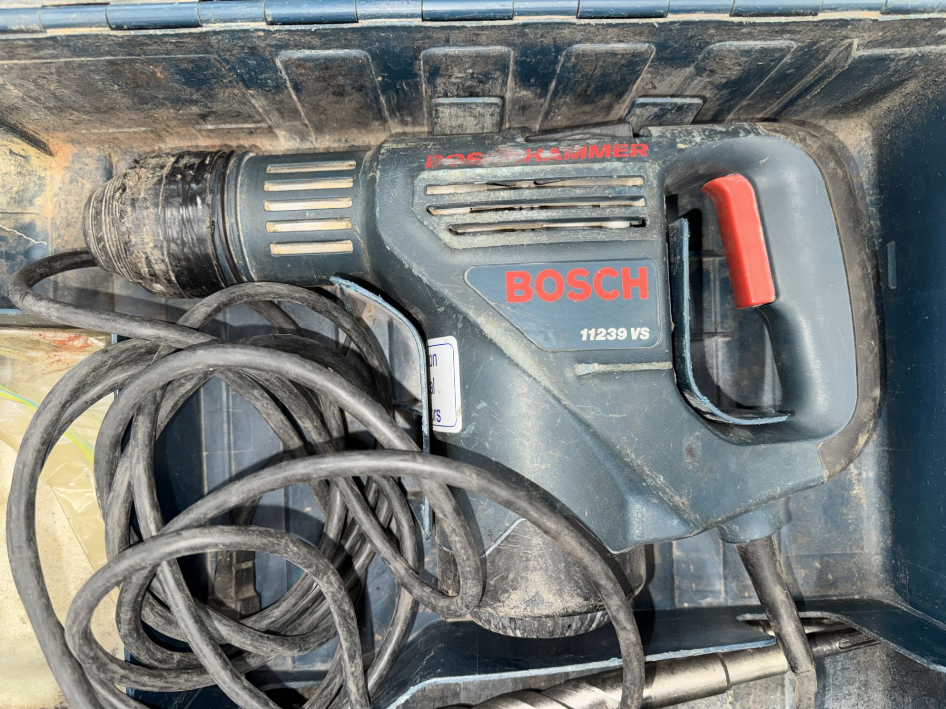 Bosch #11239-VS Rotary Hammer Drill w/ Bits and Case - Image 2 of 3