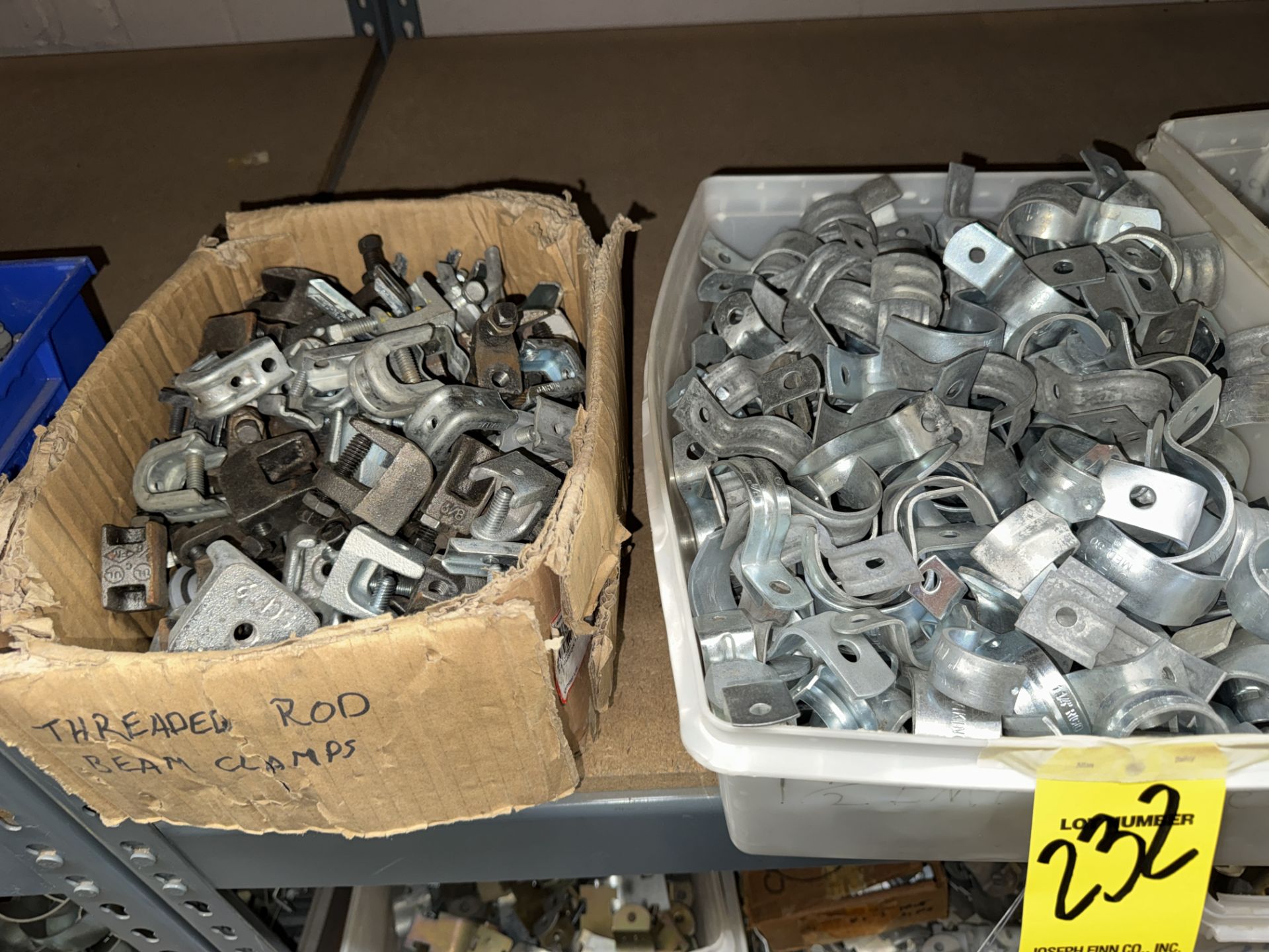 LOT Asst. Clamps, Fasteners, Plates, Clips, Stand Offs, Electrical Boxes on (2) - Image 3 of 19
