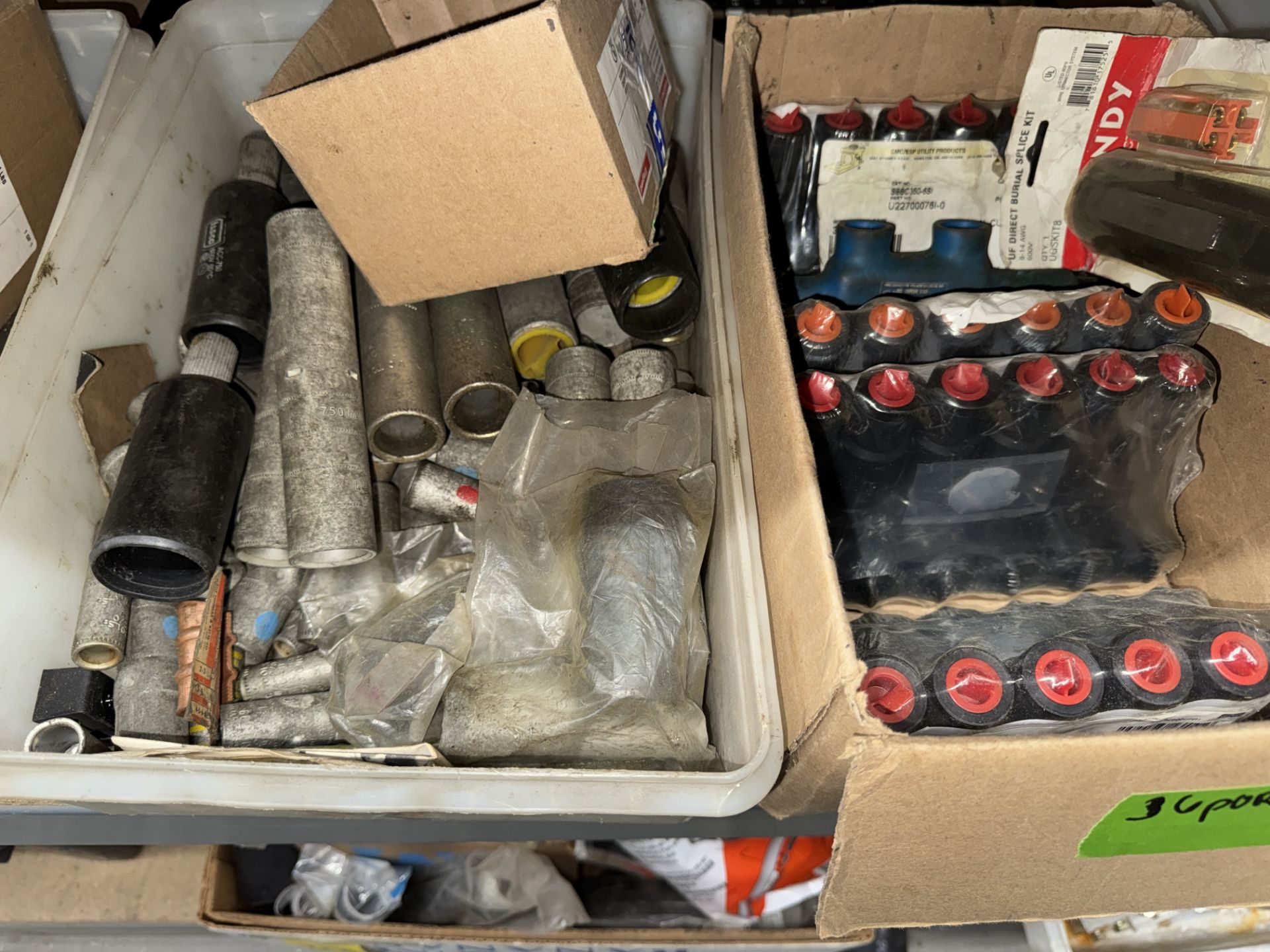 LOT Asst. Ceiling Fans, Relays, Crimp Lugs, Splicers, Cold Shrinks, Ports, Wire Caps, Signa - Image 8 of 14