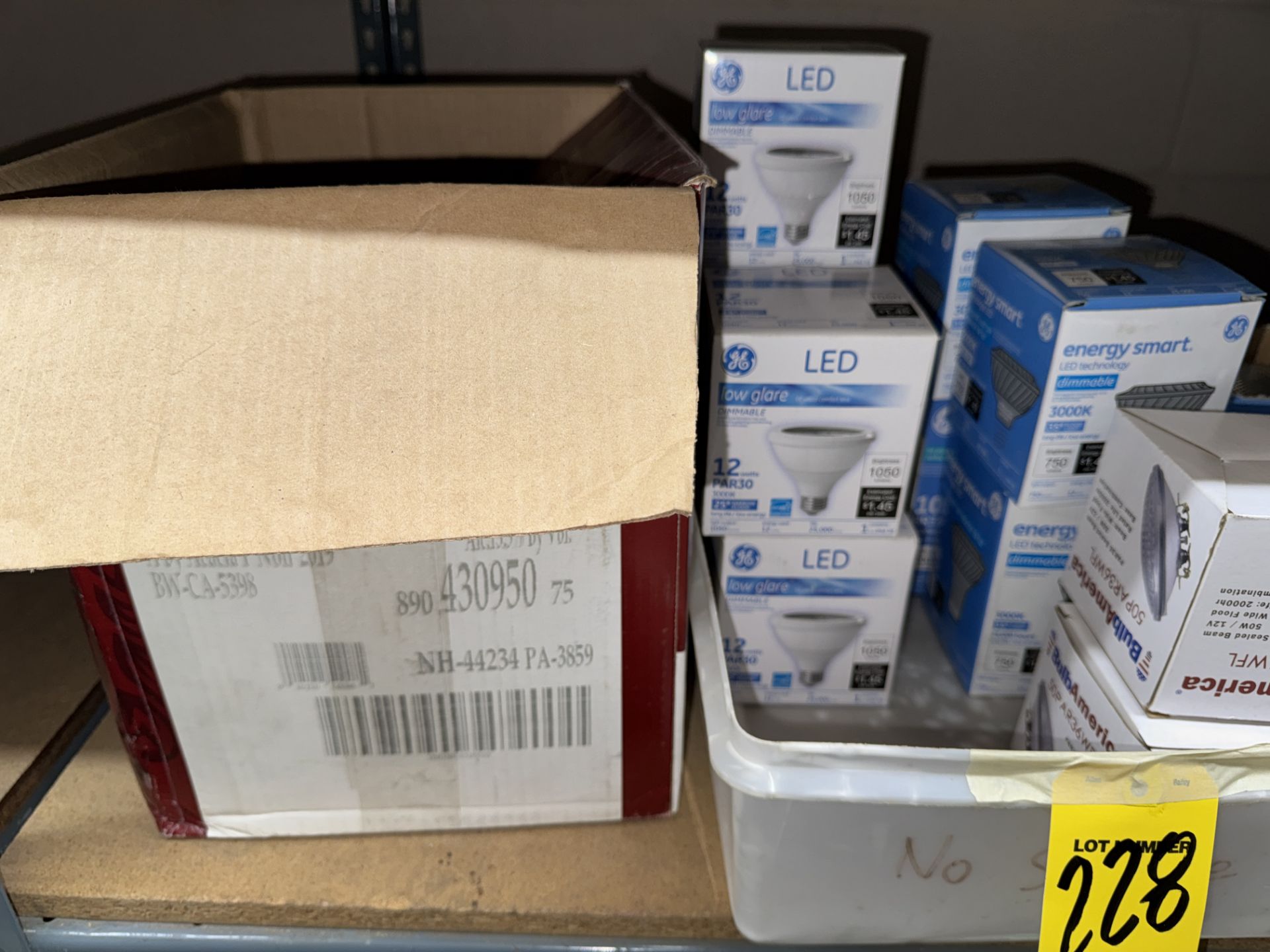 LOT Asst. Industrial Light Bulbs, Emergency Lights, Exit Signs on (2) - Image 13 of 14