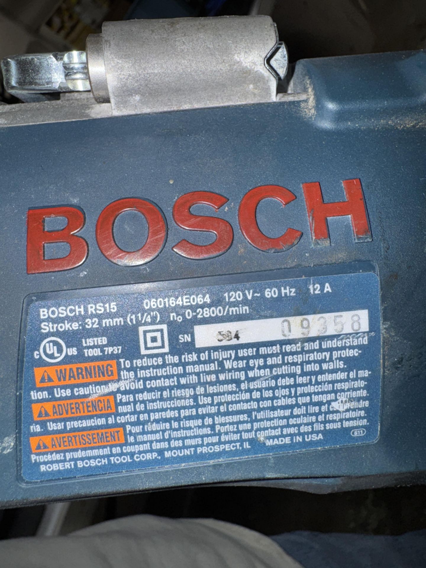 Bosch RS15 Sawzall w/ Case - Image 2 of 2