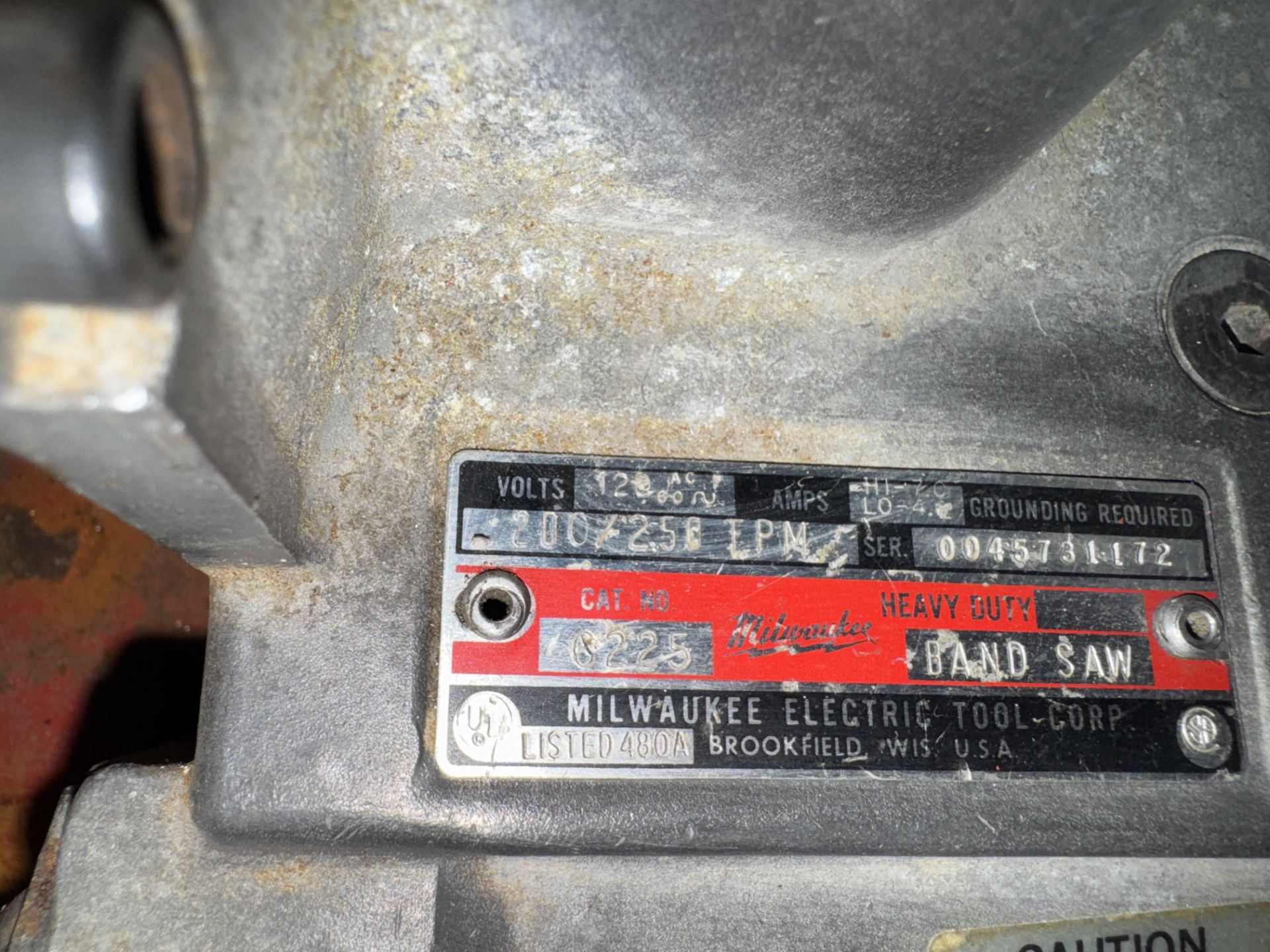 Milwaukee 6225 Band Saw w/ Case - Image 2 of 2