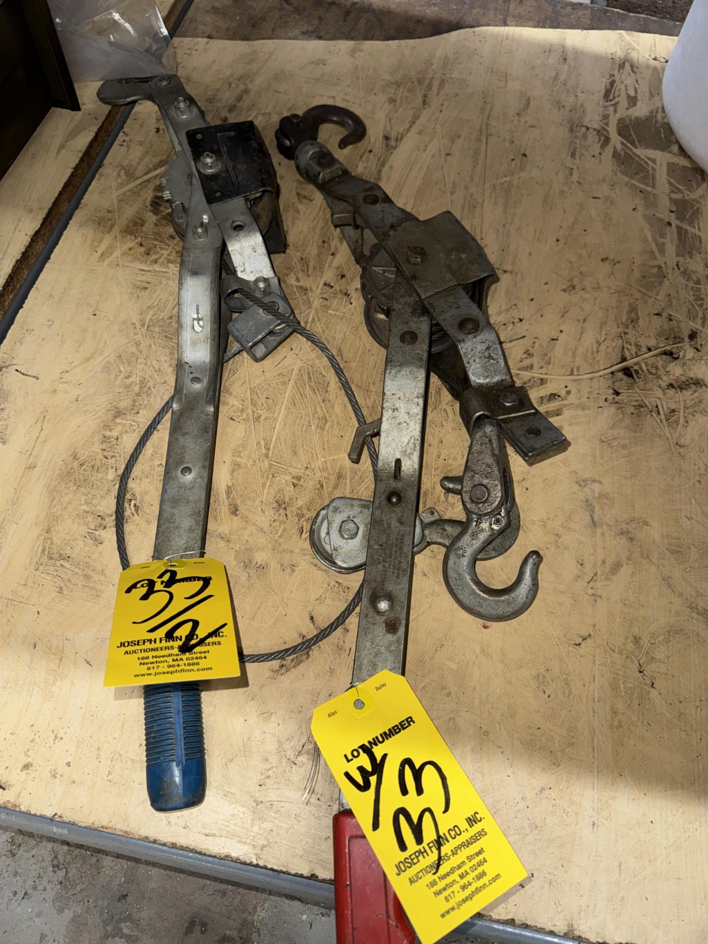 LOT (2) Winches