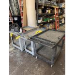 LOT (3) Asst. Plastic Shop Carts