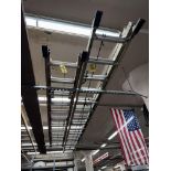 LOT (2) Asst. Extension Ladders. (1) 22' and (1) 28'