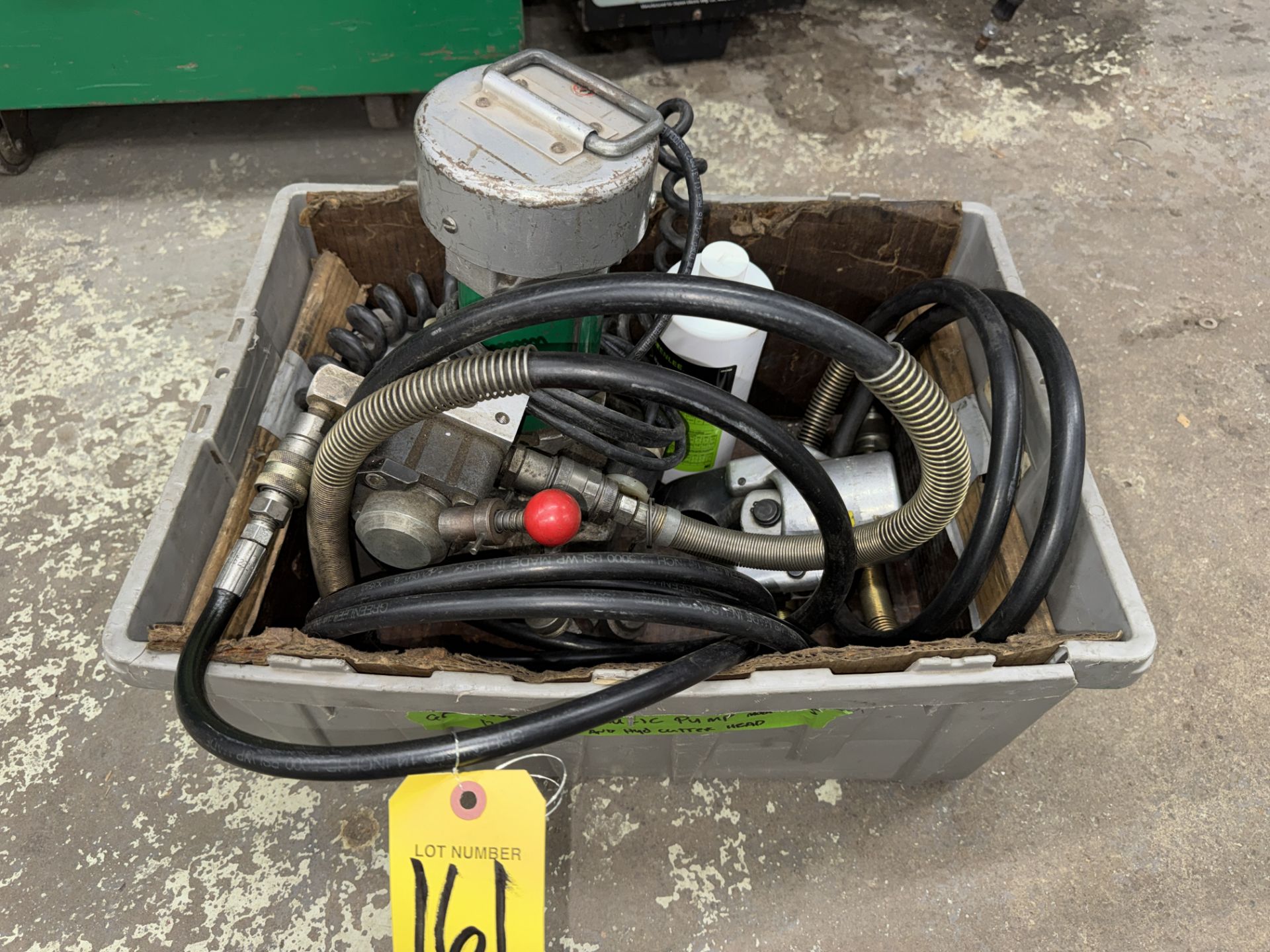 Greenlee #915 Hyd. Pump & Cutter Head