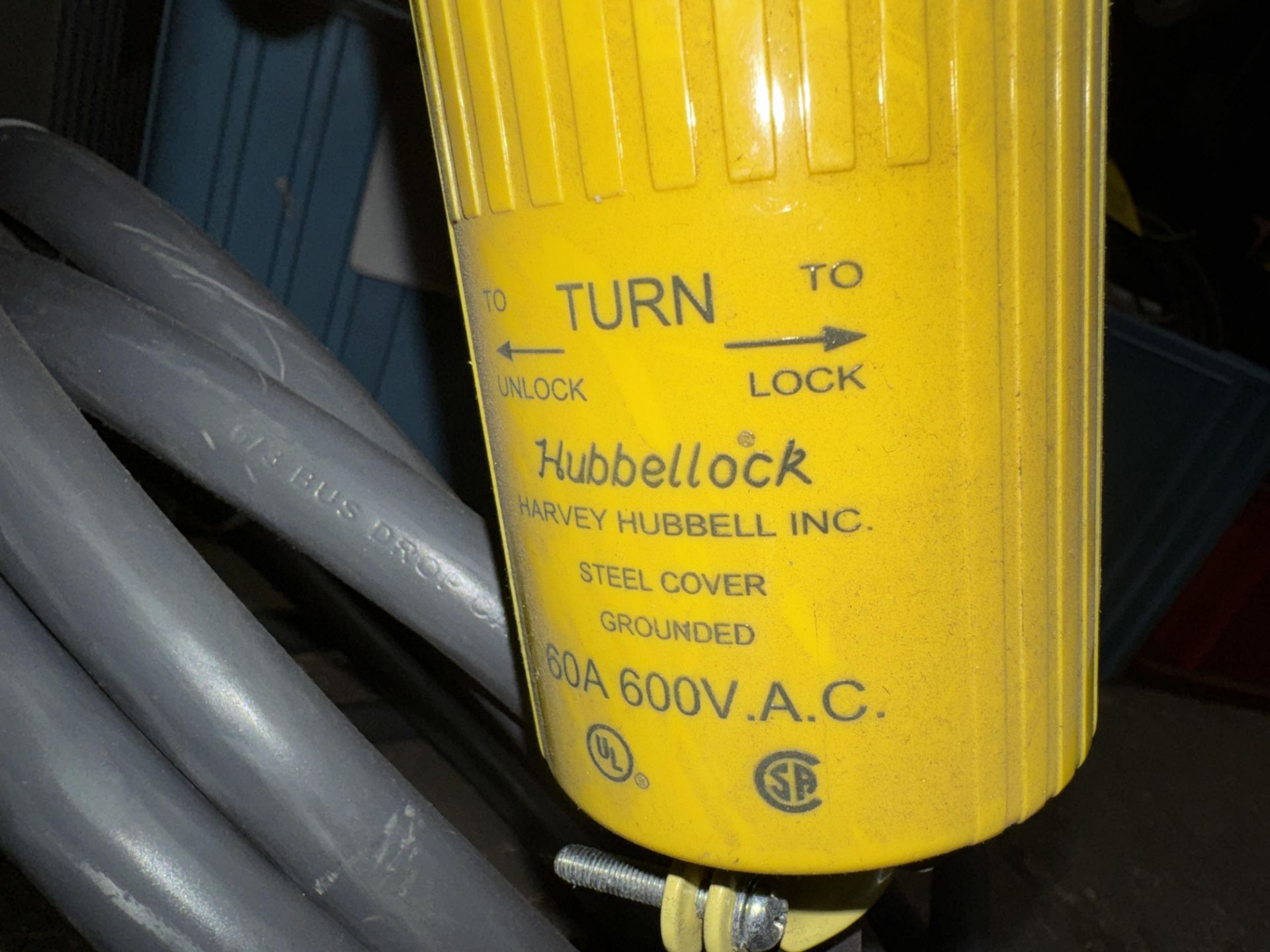 Hubbellock, Female, 6/4 Connection Cord, 60 Amp, 600 Volt - Image 2 of 3