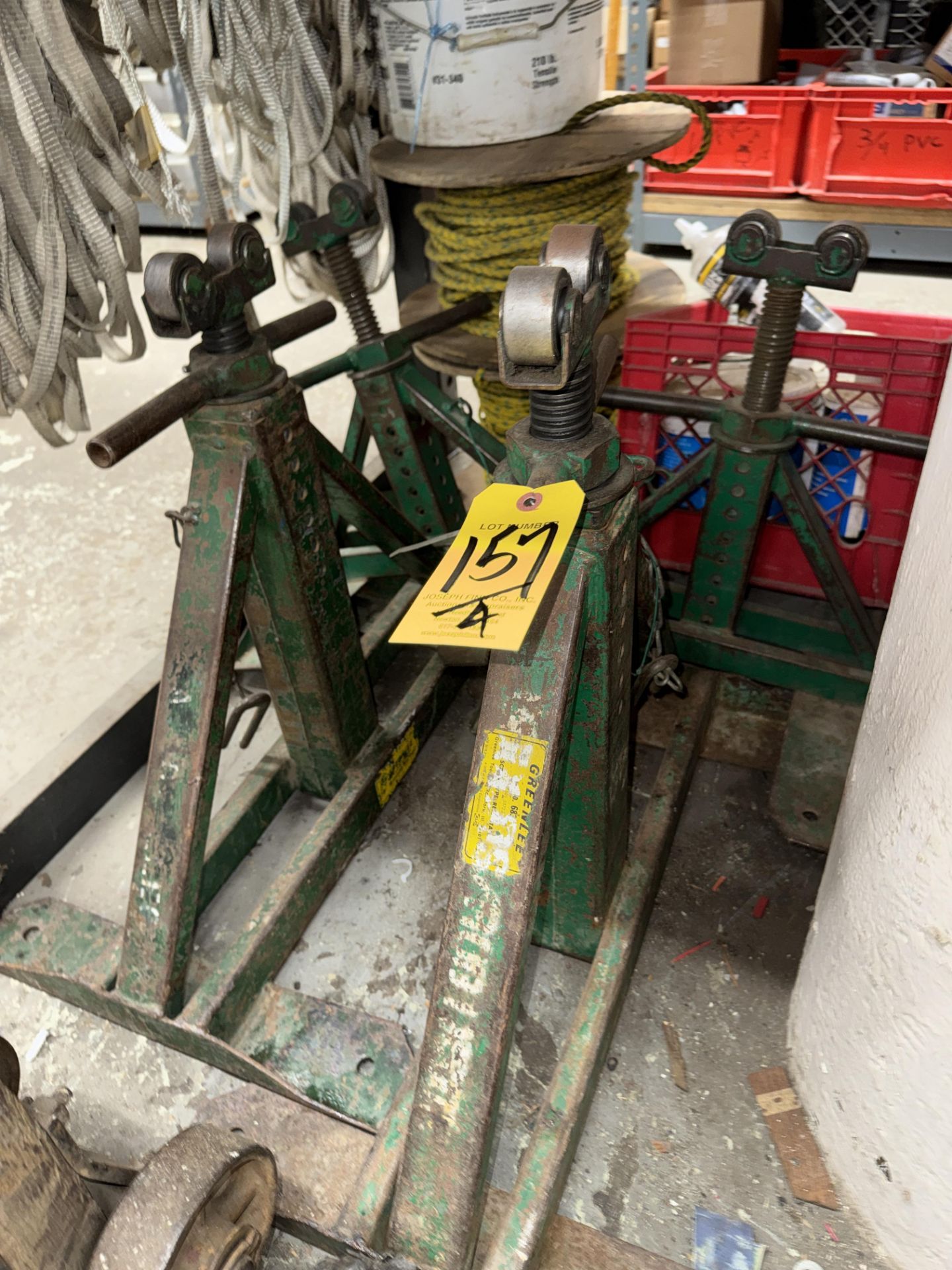 LOT (4) Greenlee Screw Jacks