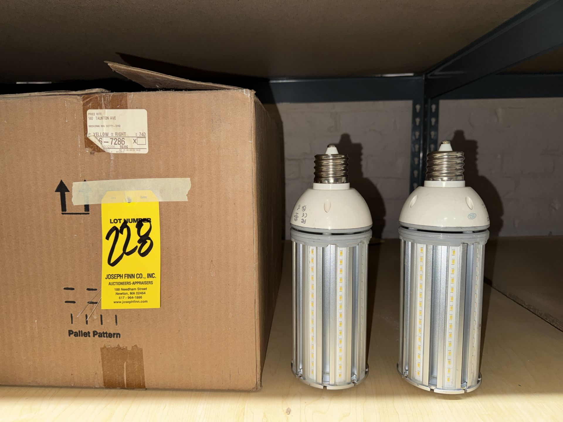 LOT Asst. Industrial Light Bulbs, Emergency Lights, Exit Signs on (2) - Image 2 of 14