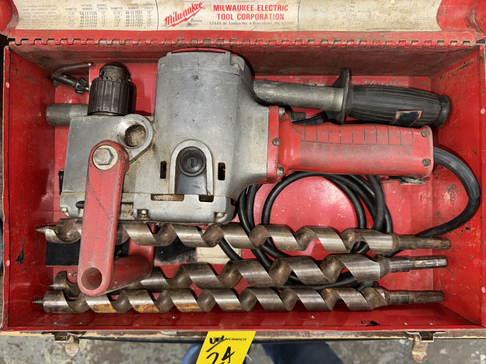 Milwaukee Hole Hawg #1675-1 (Parts Only) & Milwaukee Hole Hawg #1675-1 in Case - Image 4 of 5