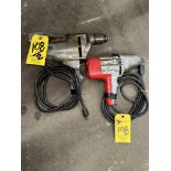 LOT Ingersoll Rand Corded Driver, Milwaukee 1650-1 Corded Driver