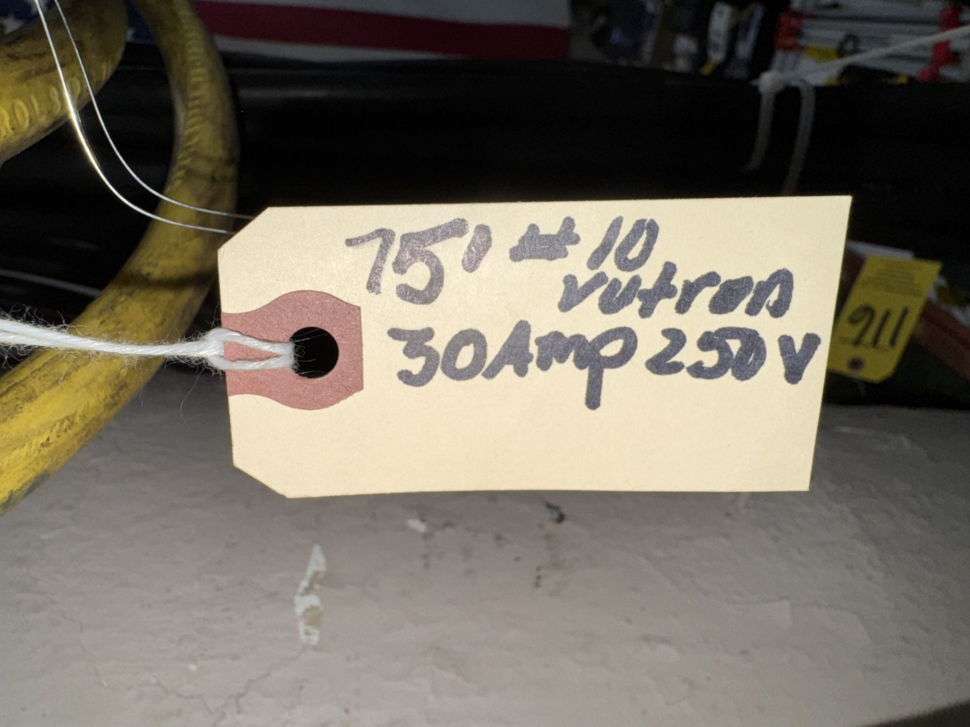Extension Cord, 75', #10, 30 Amp - Image 2 of 2