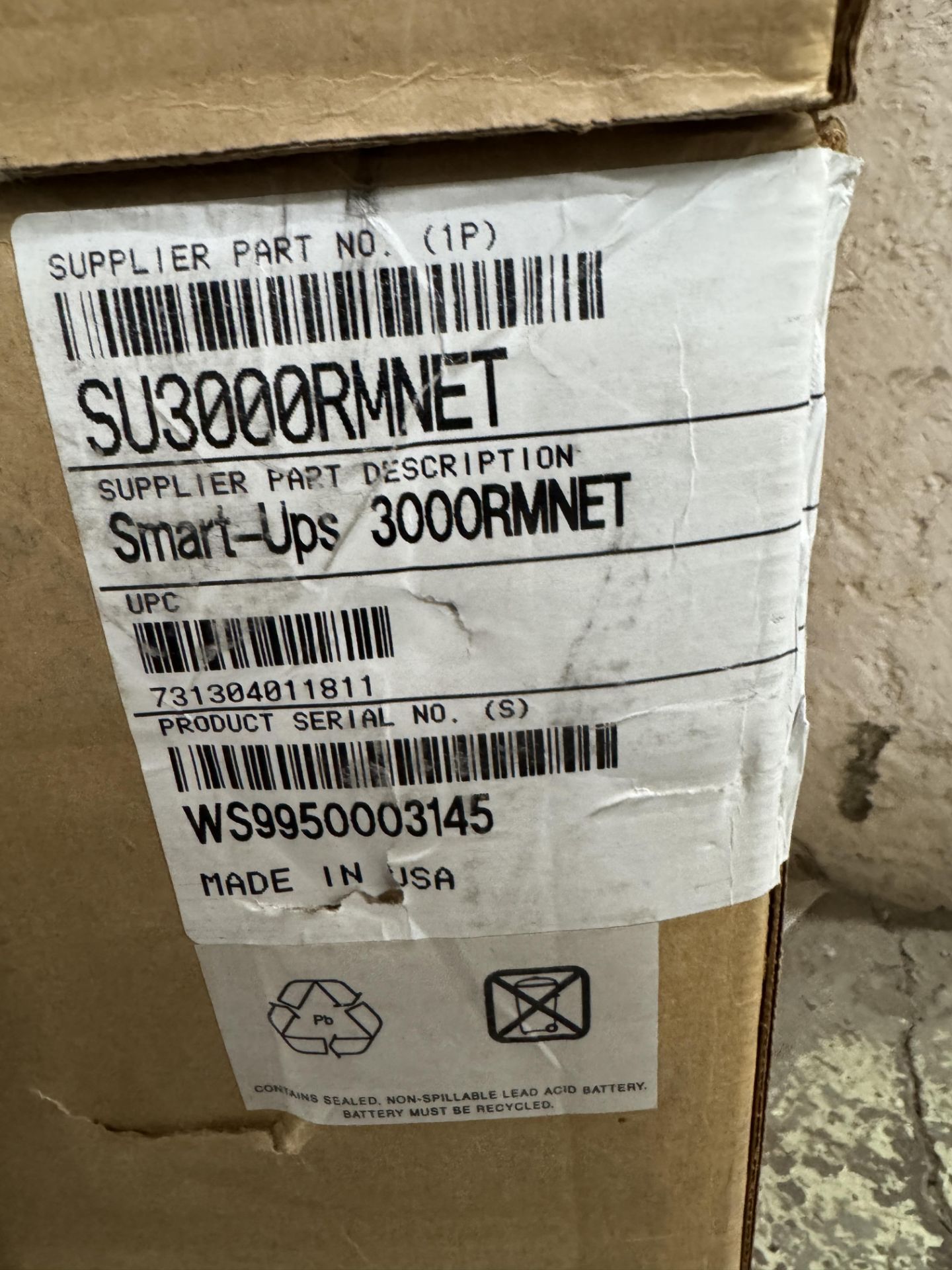 APC Smart UPS 3000 in Box - Image 2 of 2