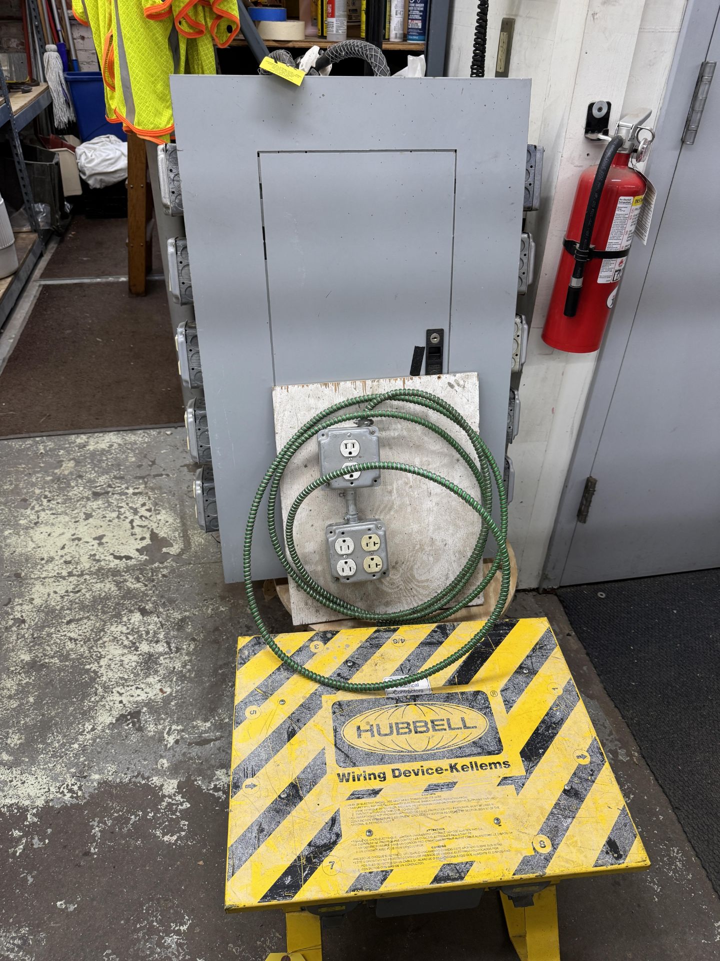 Remote Receptacle Station w/ Receptacles, Breakers in Box, Hubbell Wiring Device, Cable w/ Reel