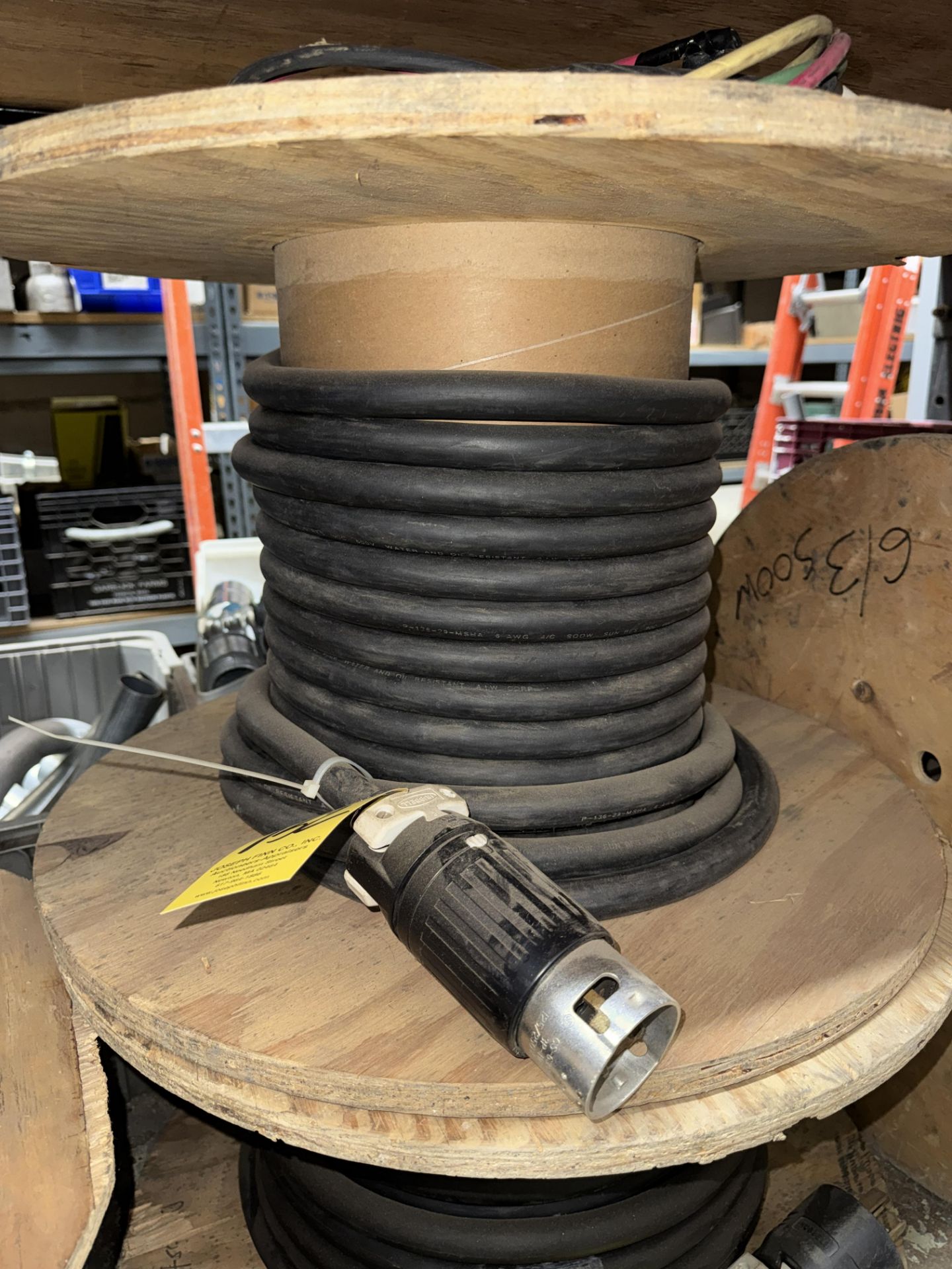 Cable w/ Reel for Remote Electrical Stations