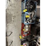 4 Square Asst. Cord Drops in (2) Bins, Electrical On/Off Box w/ Receptacle & Cables, Plug Ends,