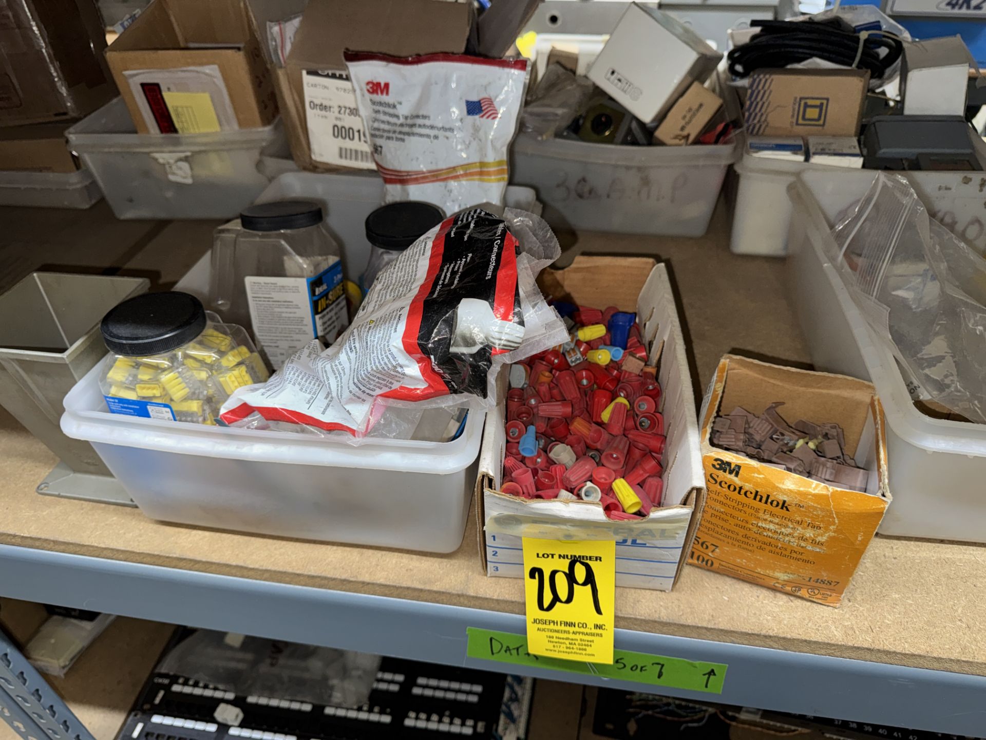 LOT Asst. Ceiling Fans, Relays, Crimp Lugs, Splicers, Cold Shrinks, Ports, Wire Caps, Signa - Image 12 of 14
