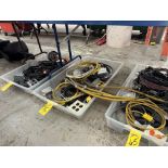 LOT Electrical Socket Boxes, HD Extension Cables in (3), 120 V