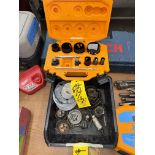 LOT (2) Sets of Spyder Hole Saw Kits, (1) New, Hole Saws in Bin
