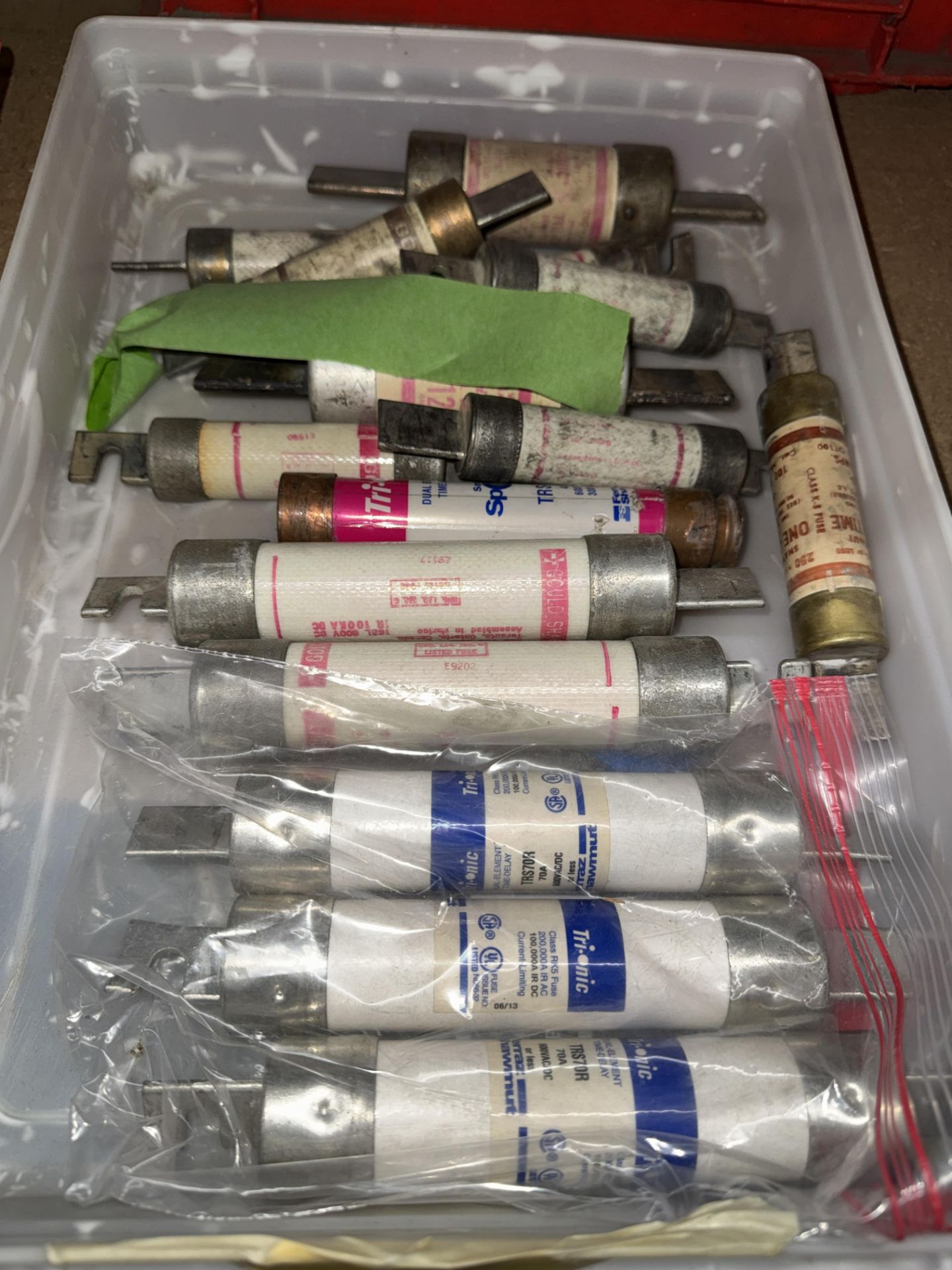 LOT (7) Asst. Fuses in Bin