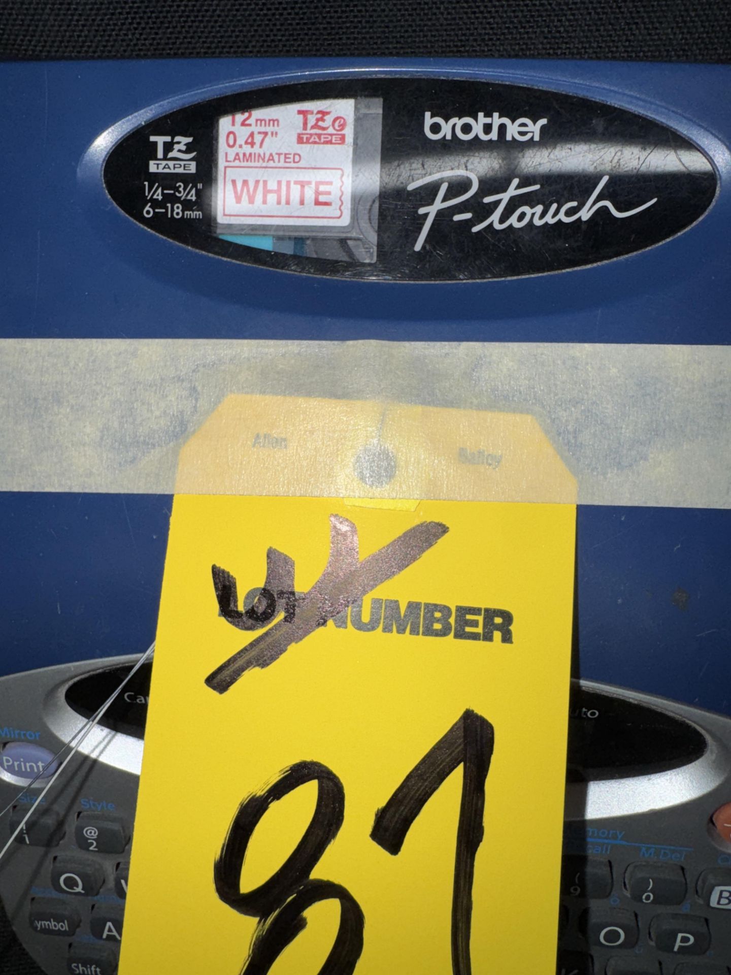 LOT (3) Asst. Brother P-Touch Labelers - Image 4 of 4