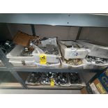 LOT Asst. Clamps, Fasteners, Plates, Clips, Stand Offs, Electrical Boxes on (2)