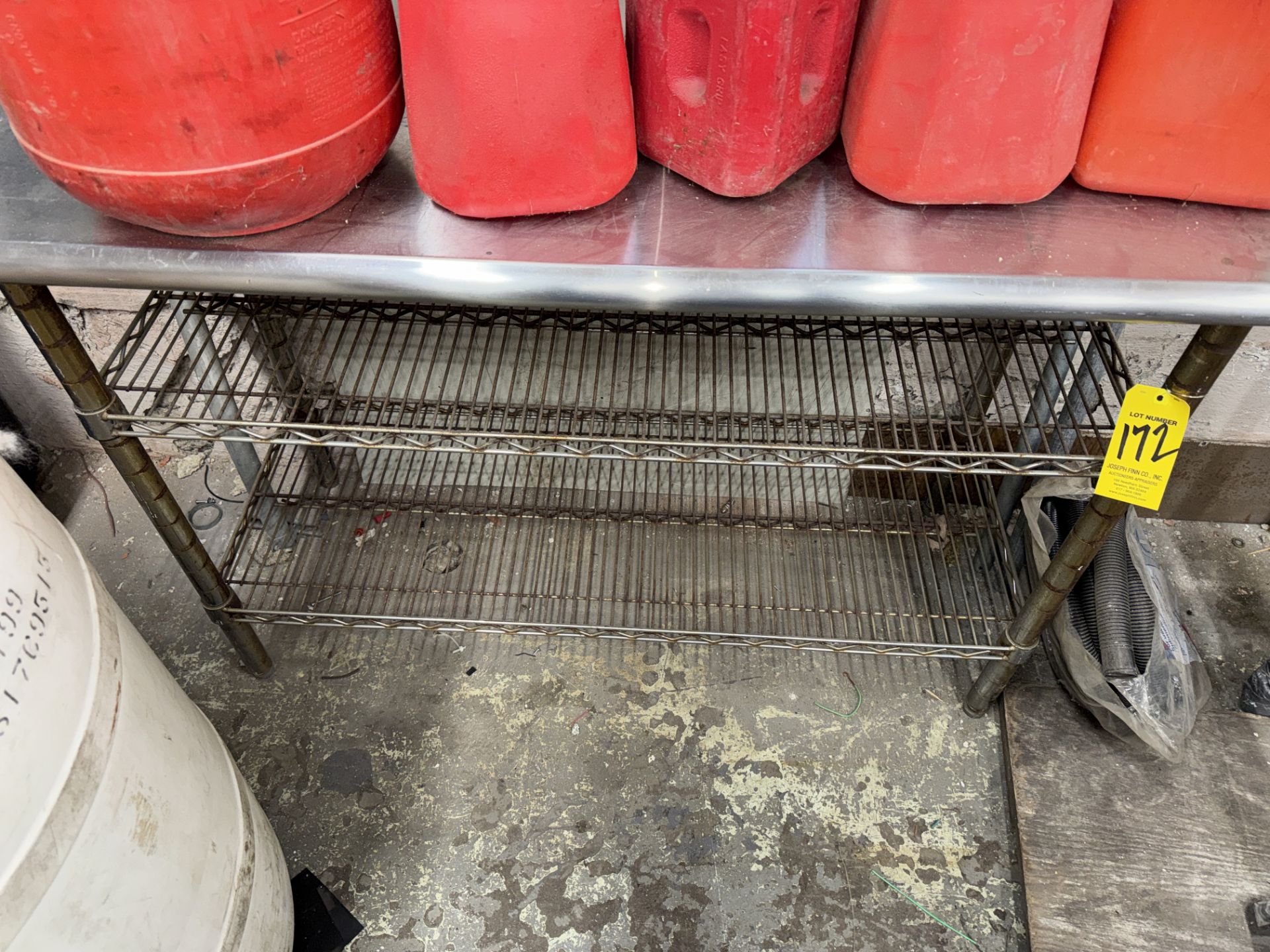 4' x 23" Steel Table