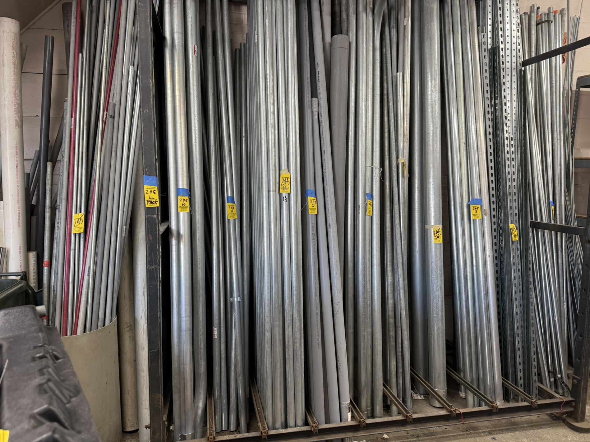 Steel Conduit Rack. (no contents)
