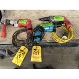 LOT Milwaukee & Makita Corded Drivers, Milwaukee Hammer Drill