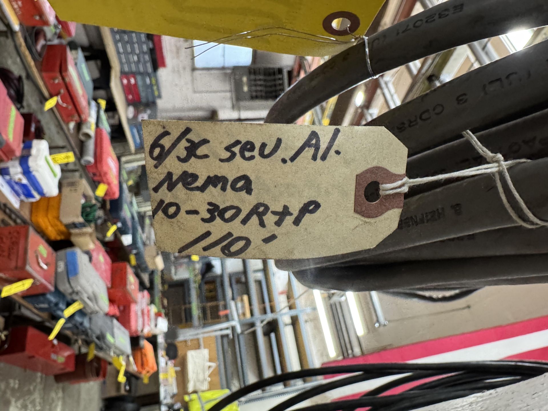 Extension Cable, 6/3C, Sev. AL, Nema, 10-30R-P, 110' - Image 2 of 2