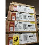 LOT(4) Square D 100A Breakers