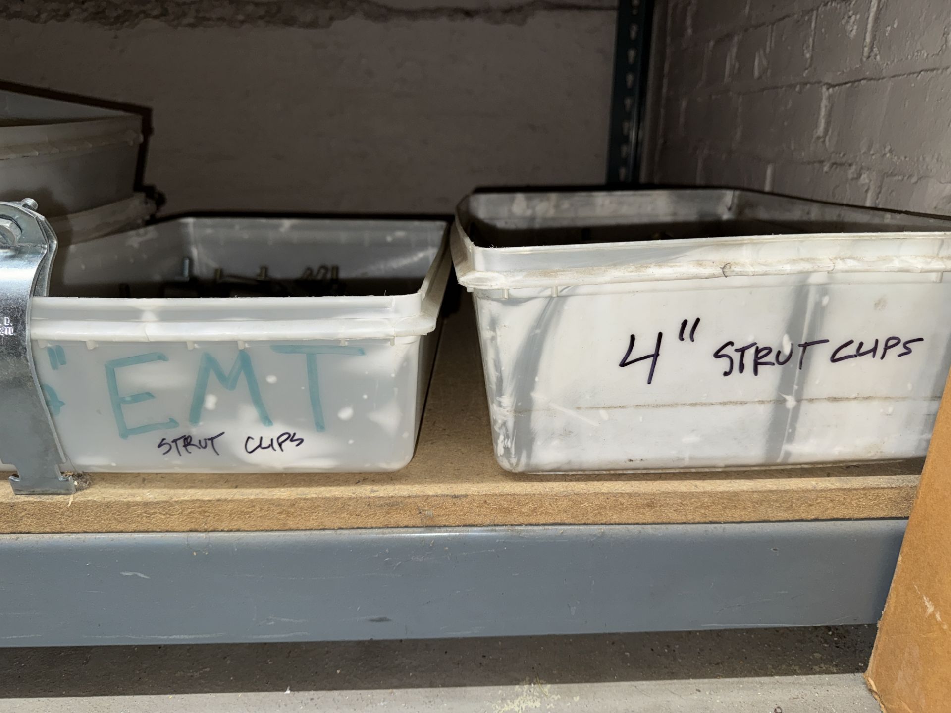 LOT Asst. Clamps, Fasteners, Plates, Clips, Stand Offs, Electrical Boxes on (2) - Image 11 of 19