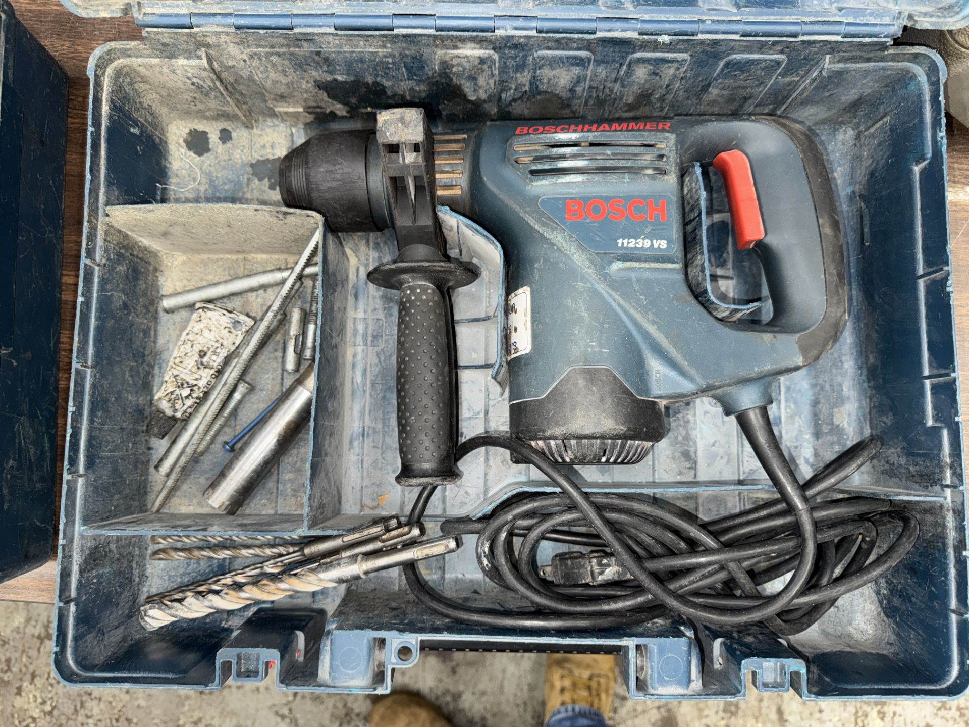 Bosch #11239-VS Rotary Hammer Drill w/ Bits and Case