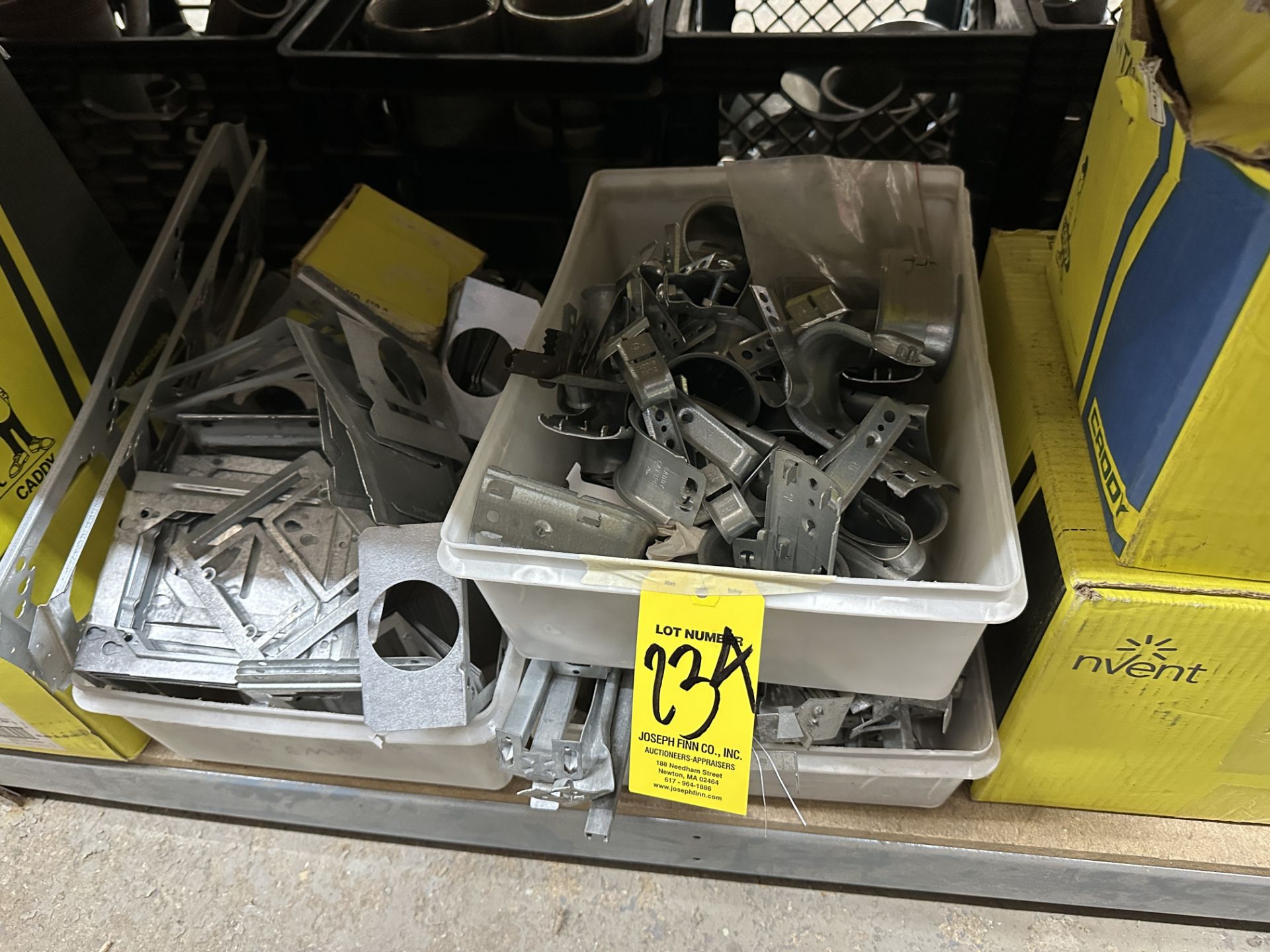 LOT Asst. Couplings, Connectors, Plates, Rings, Clips, Fasteners, Fittings, Chain, Cable, Hanging - Image 5 of 6