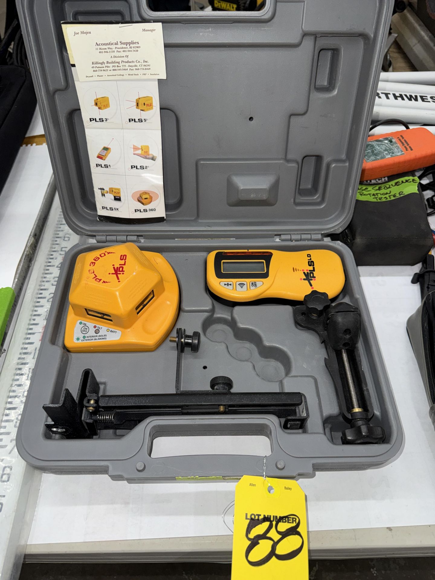 PLS 360 Laser Level in Case w/ Tripod