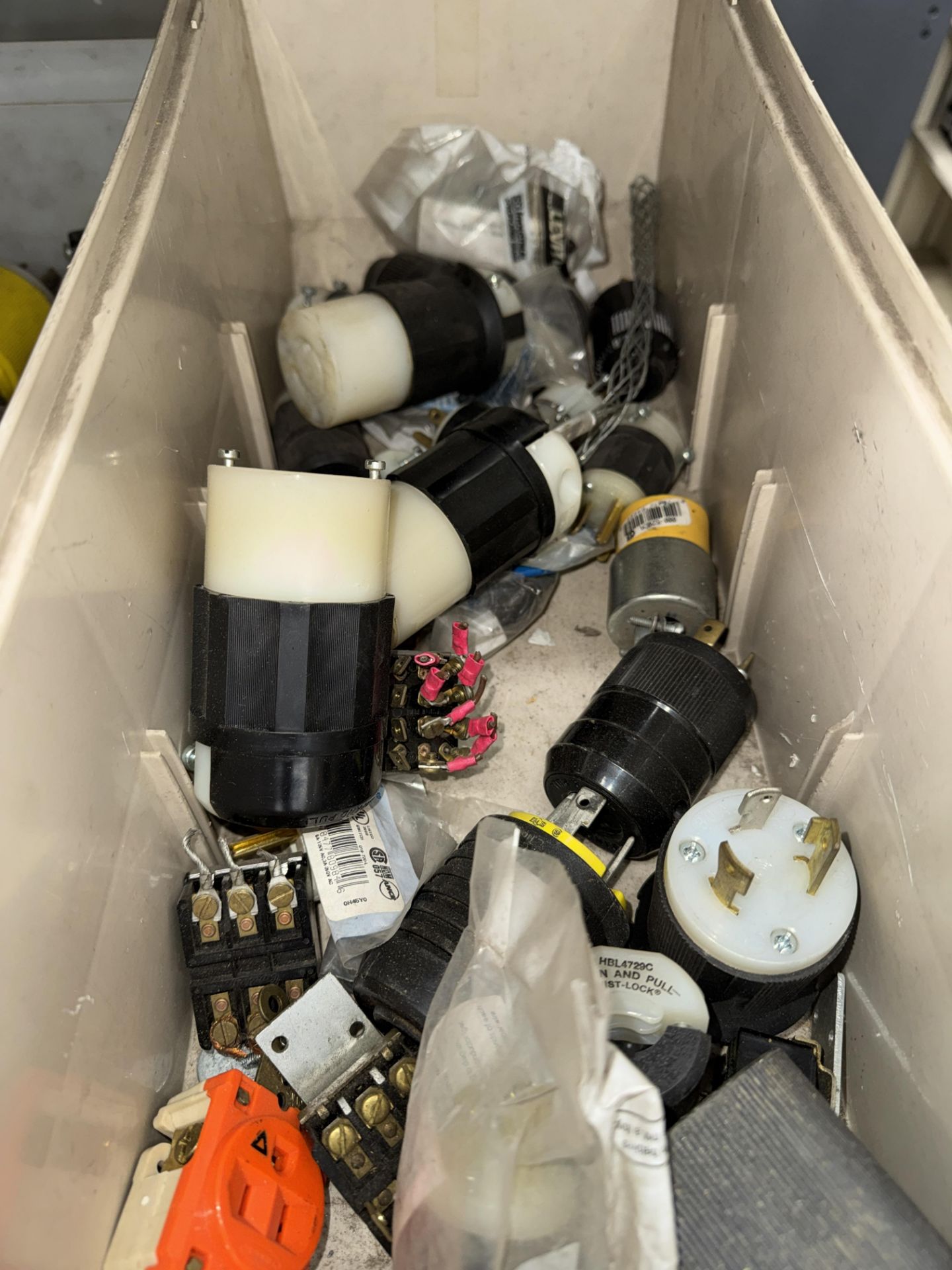LOT Asst. Electrical Plugs, Female Caps, Connectors, Etc. on Front Section of (3) - Image 4 of 8