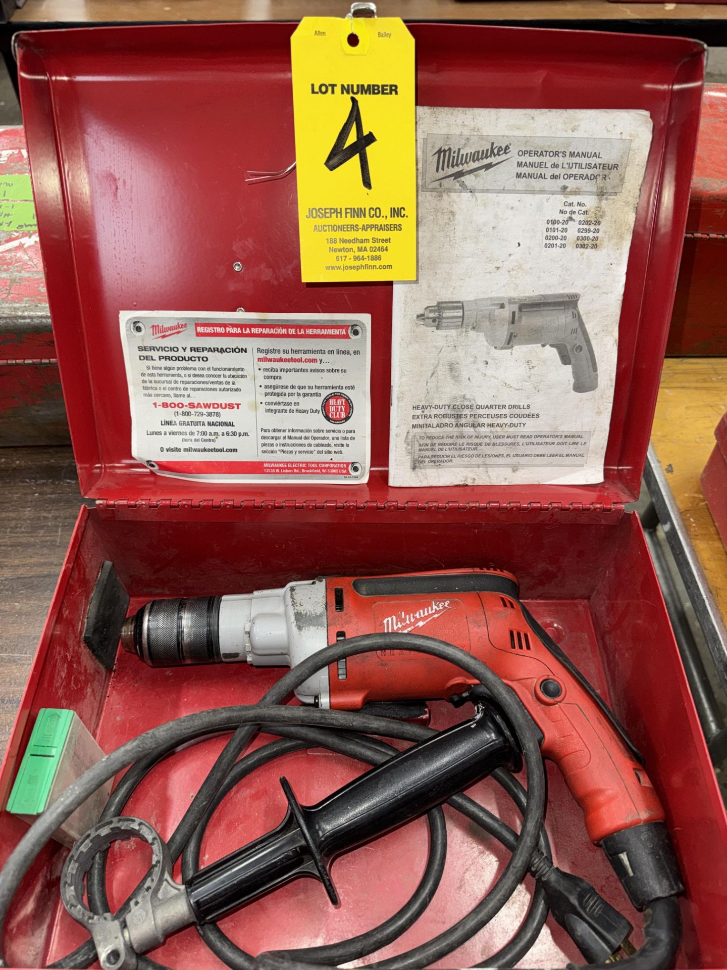 Milwaukee 0302-20 Corded Drill w/ Case