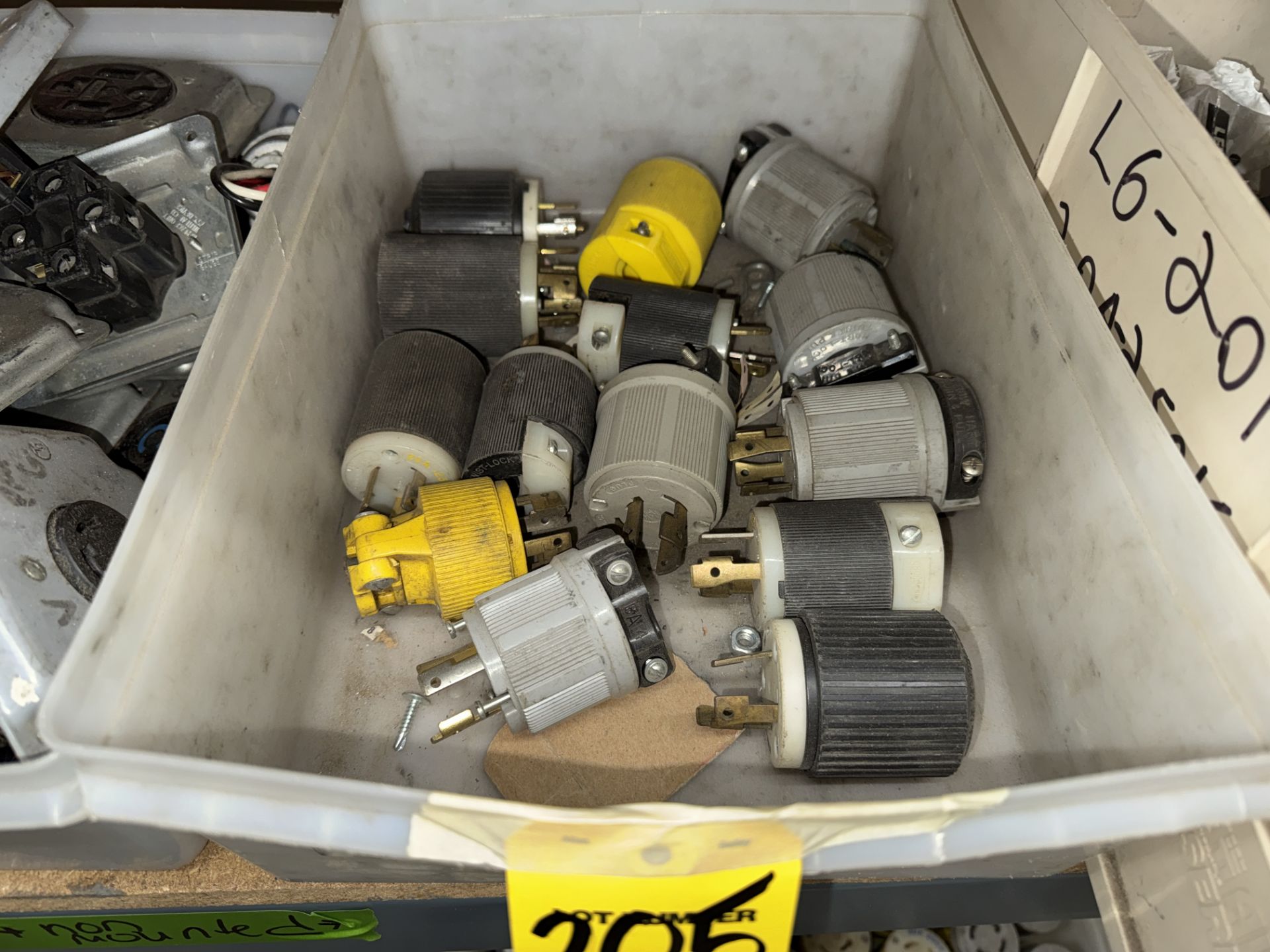 LOT Asst. Electrical Plugs, Female Caps, Connectors, Etc. on Front Section of (3) - Image 3 of 8