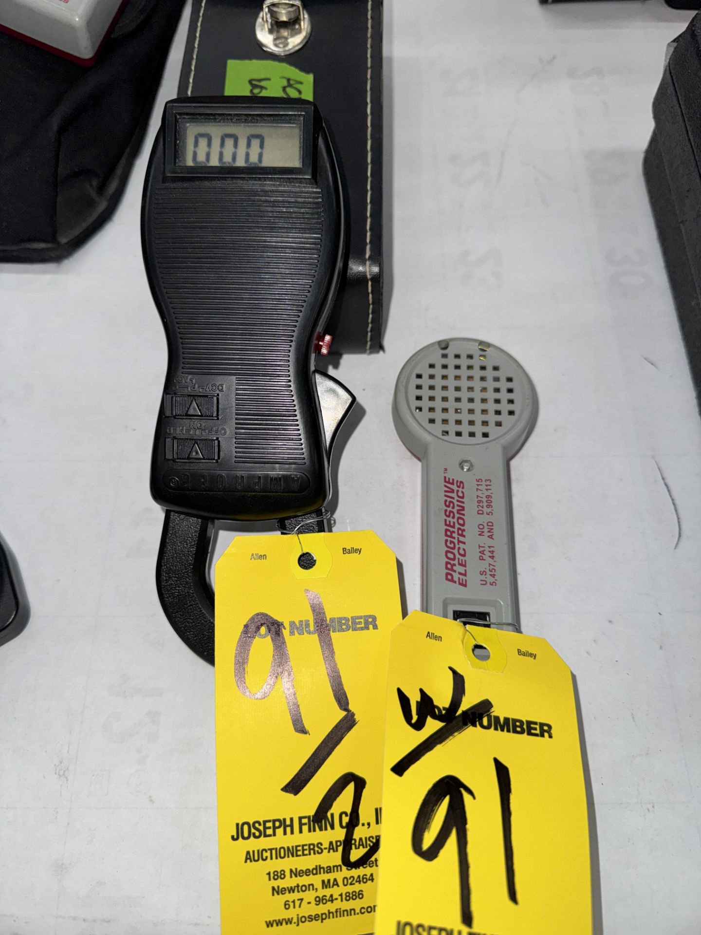 LOT Amprobe ACD-8A Amp Meter w/ Case, Progressive Electronics Inductive Amplifier