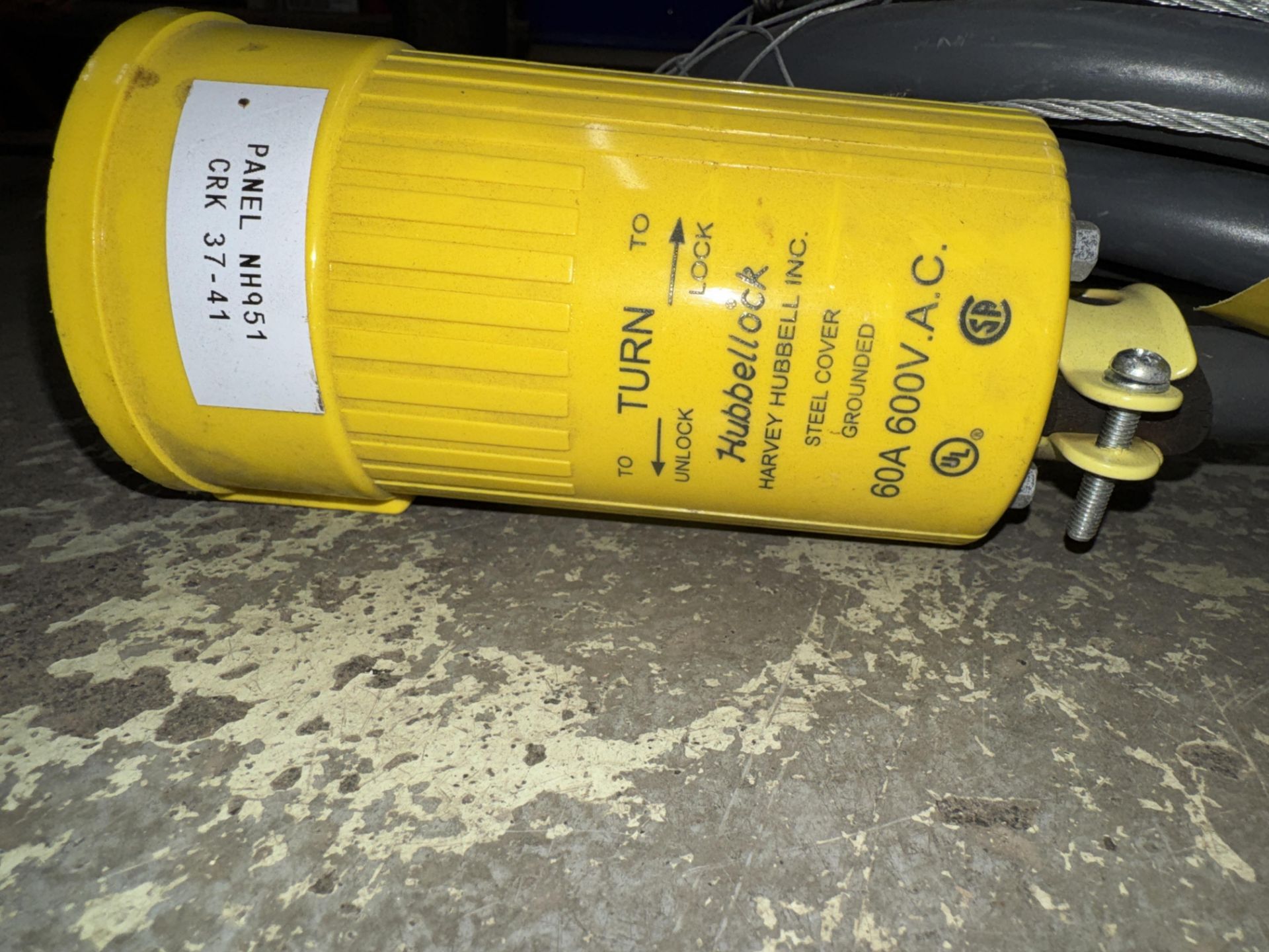 Hubbellock, Female, 6/4 Connection Cord, 60 Amp, 600 Volt - Image 2 of 4