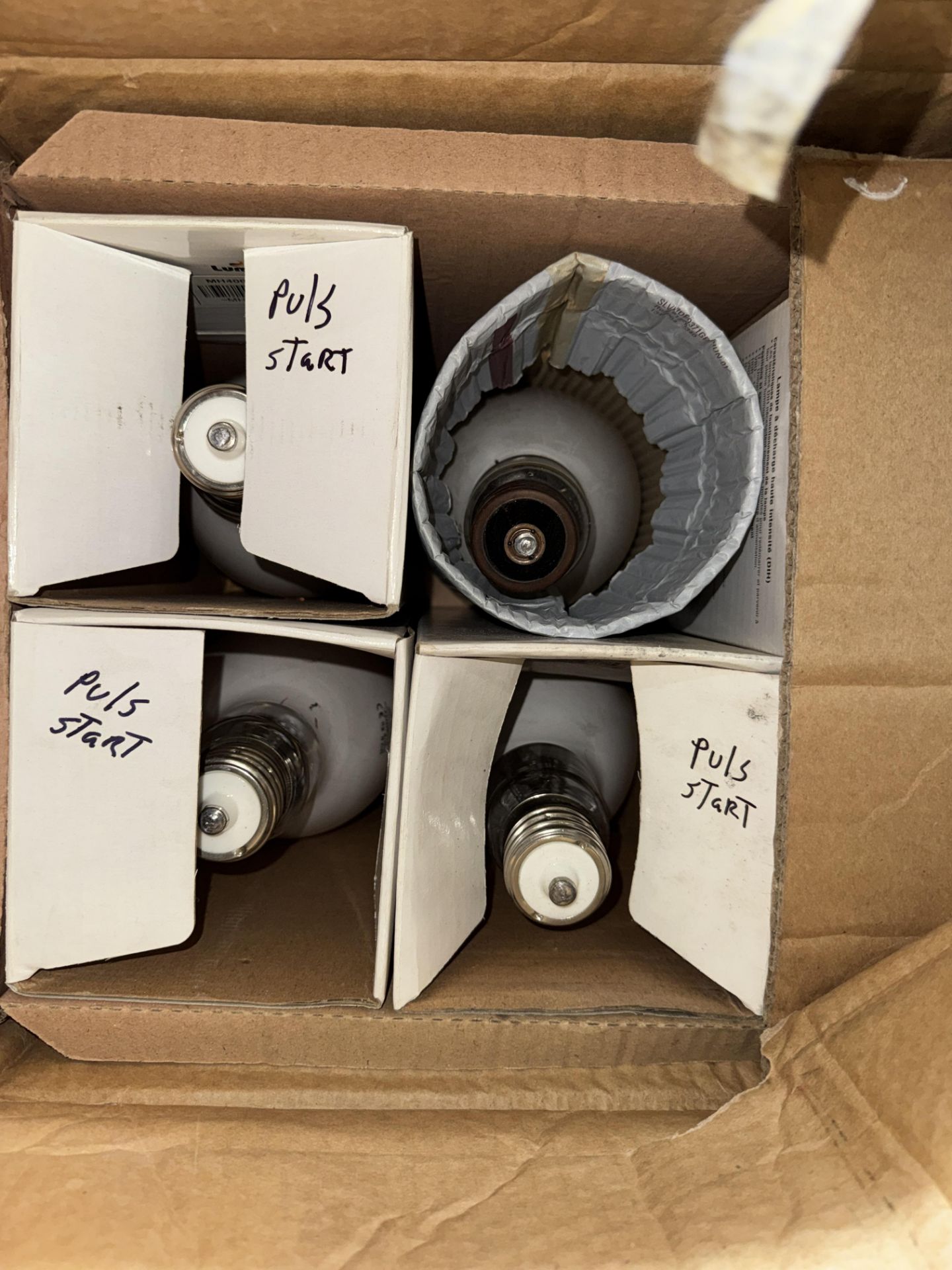 LOT Asst. Industrial Light Bulbs, Emergency Lights, Exit Signs on (2) - Image 3 of 14