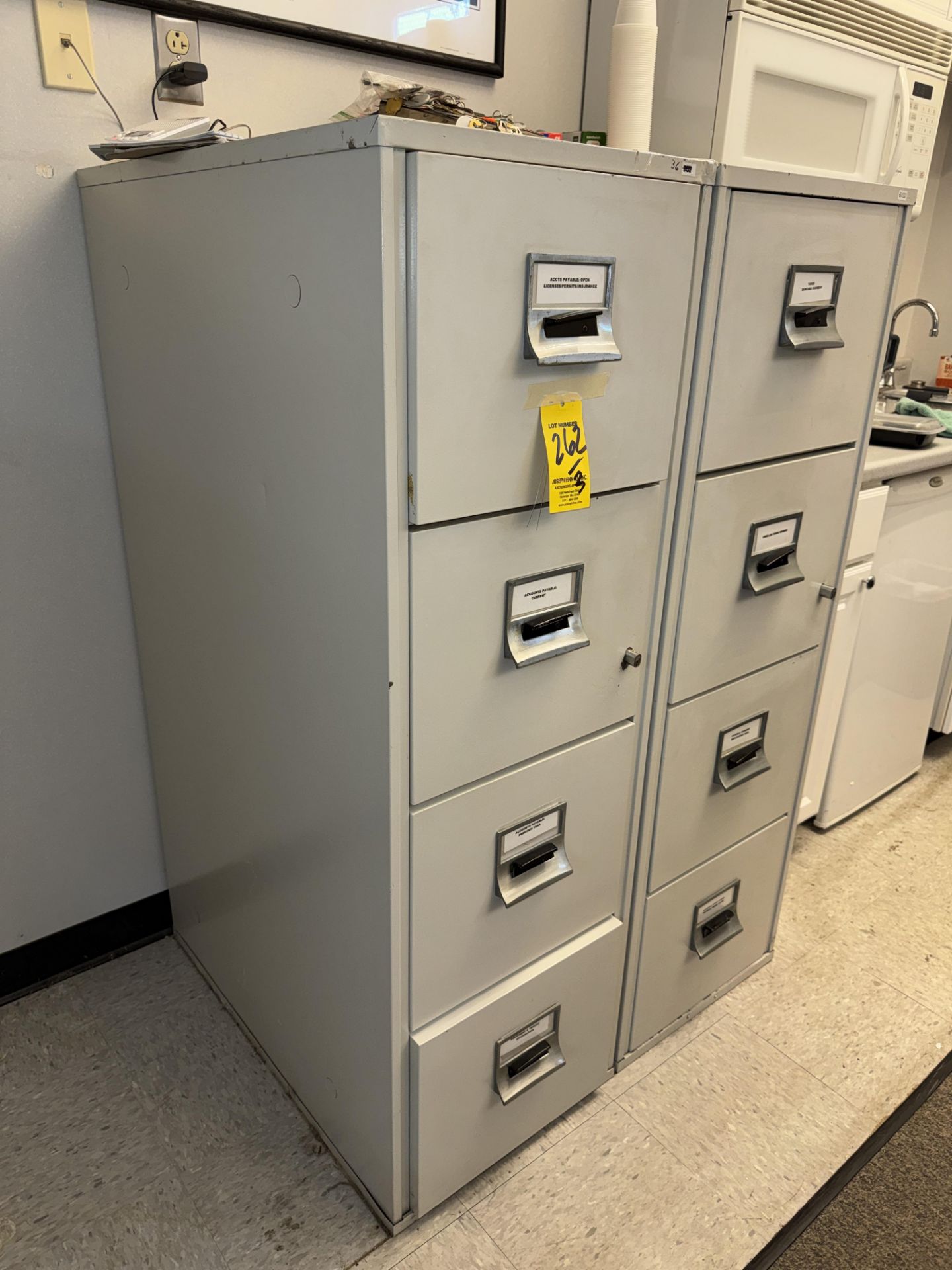 LOT (3) 4-Drawer Fire Safe Files - Image 2 of 3