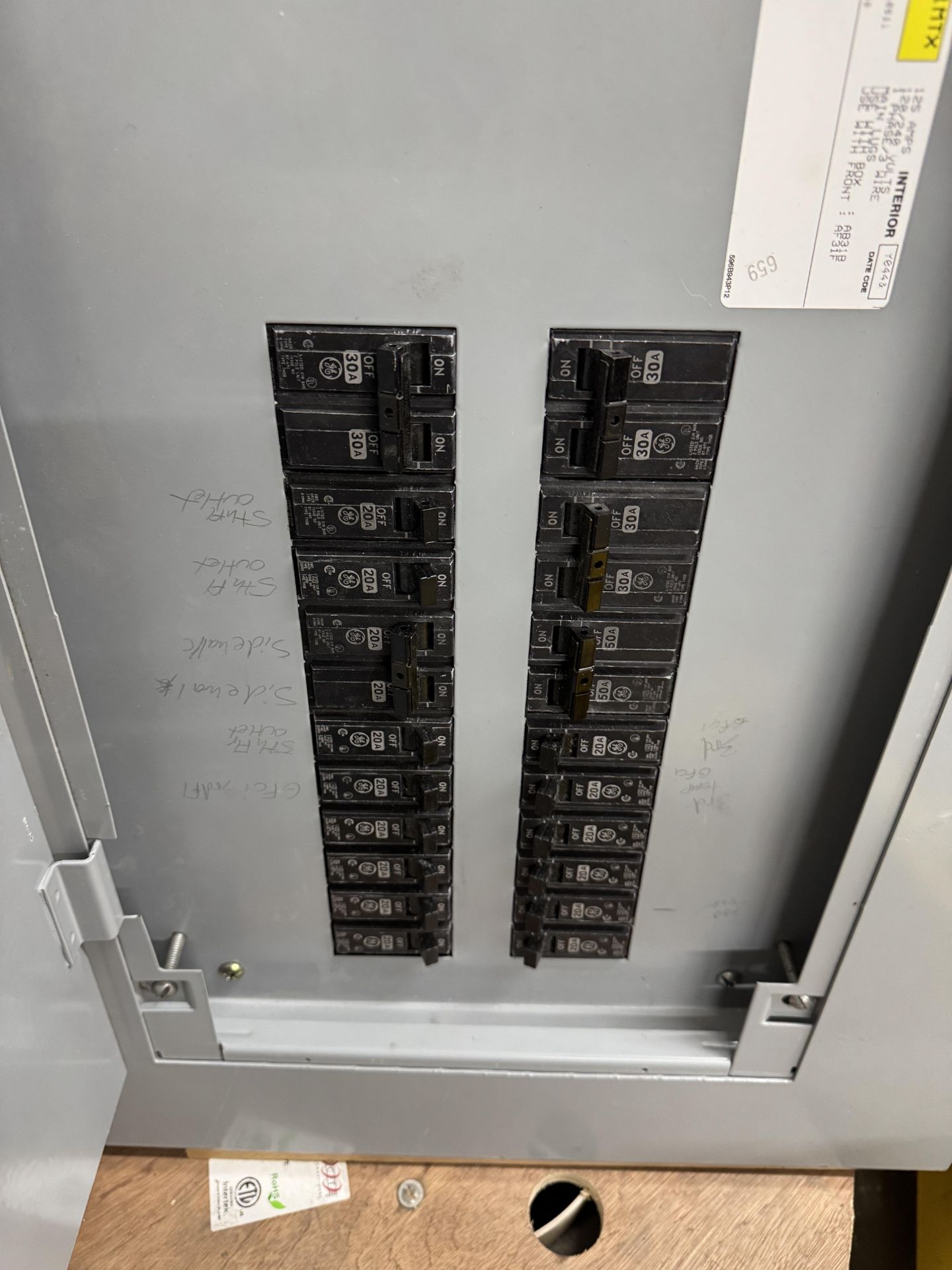 Electrical Remote Station w/ Breaker Panel, Receptacles, Cable w/ Reel, Hubbell Wiring Device - Image 2 of 4