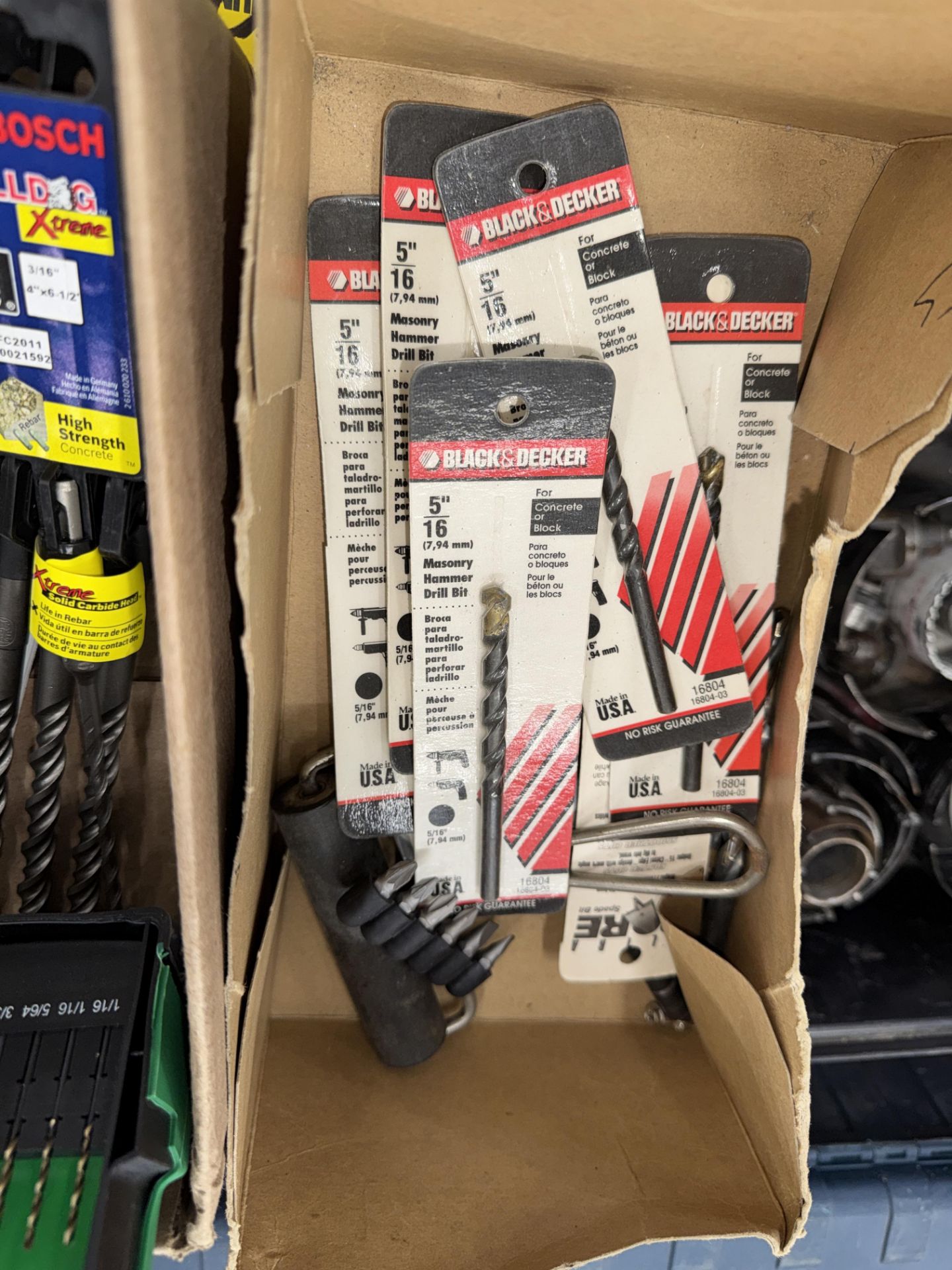 LOT Asst. Hitachi & Bosch Drill Bits in (2) - Image 3 of 3