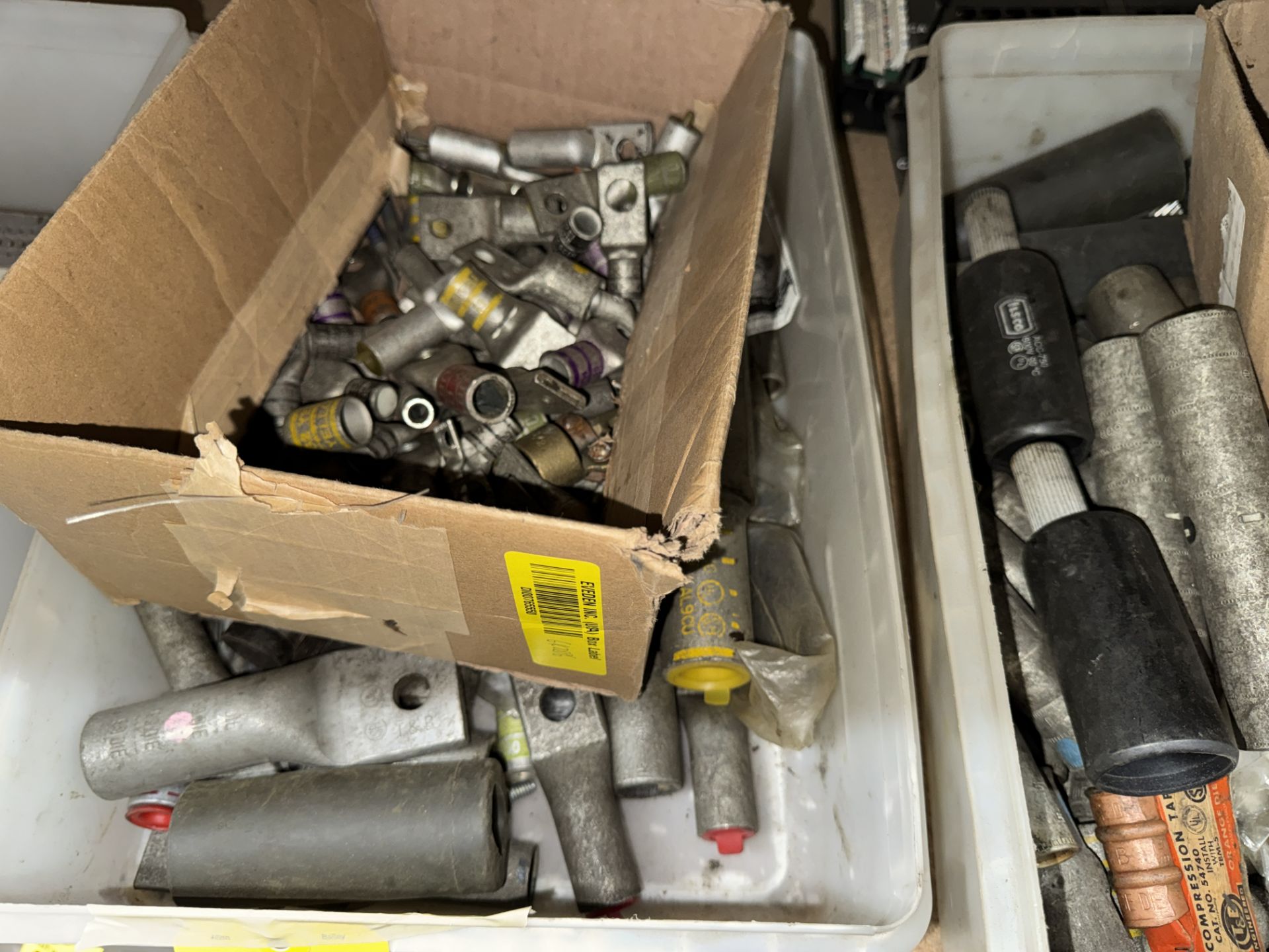 LOT Asst. Ceiling Fans, Relays, Crimp Lugs, Splicers, Cold Shrinks, Ports, Wire Caps, Signa - Image 9 of 14