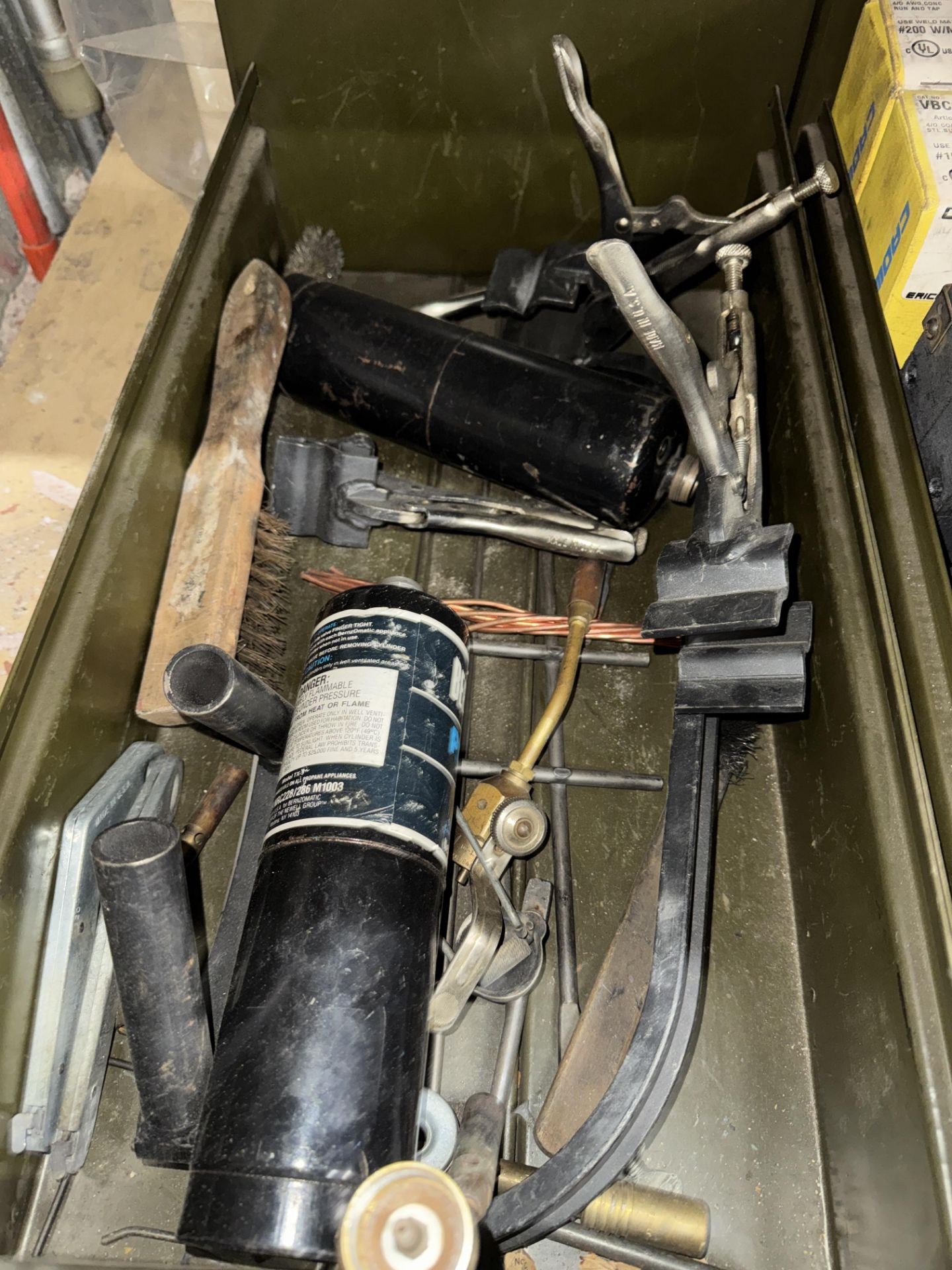 LOT Asst. Cadwell Tools, Dies, Welding Supplies in (3) - Image 4 of 4