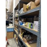 LOT Asst. Light Housings, Compact Light Fixtures, Emergency Lights, Electrical Receptacles, Cable,