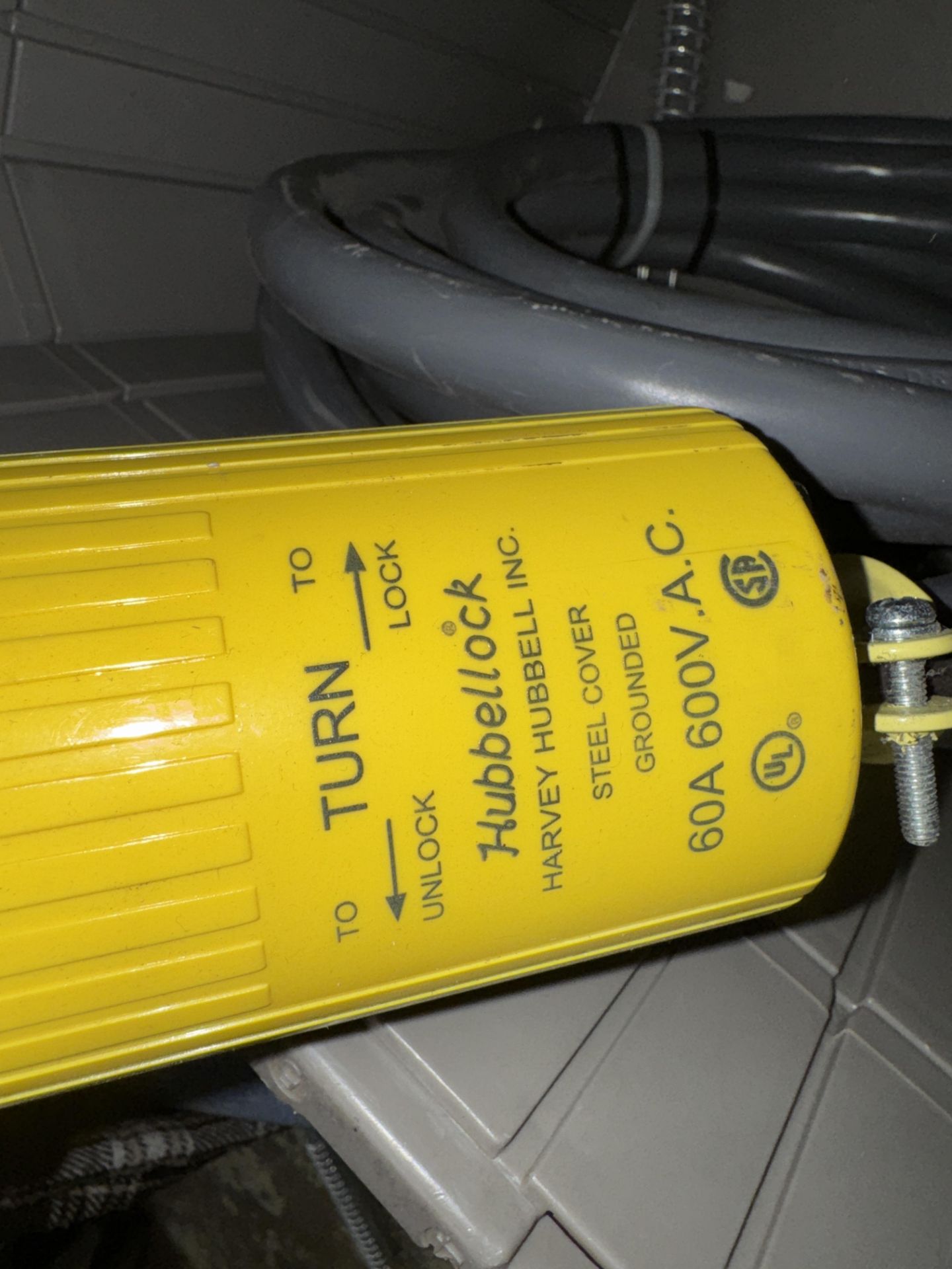 Hubbellock, Female, 6/4 Connection Cord, 60 Amp, 600 Volt - Image 2 of 2
